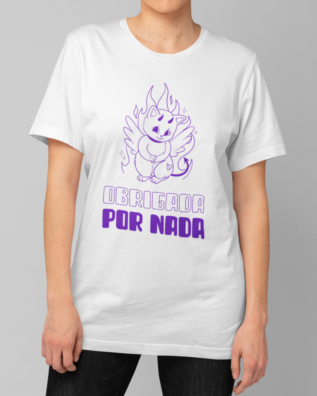 Nome do produto: Camiseta Obrigada