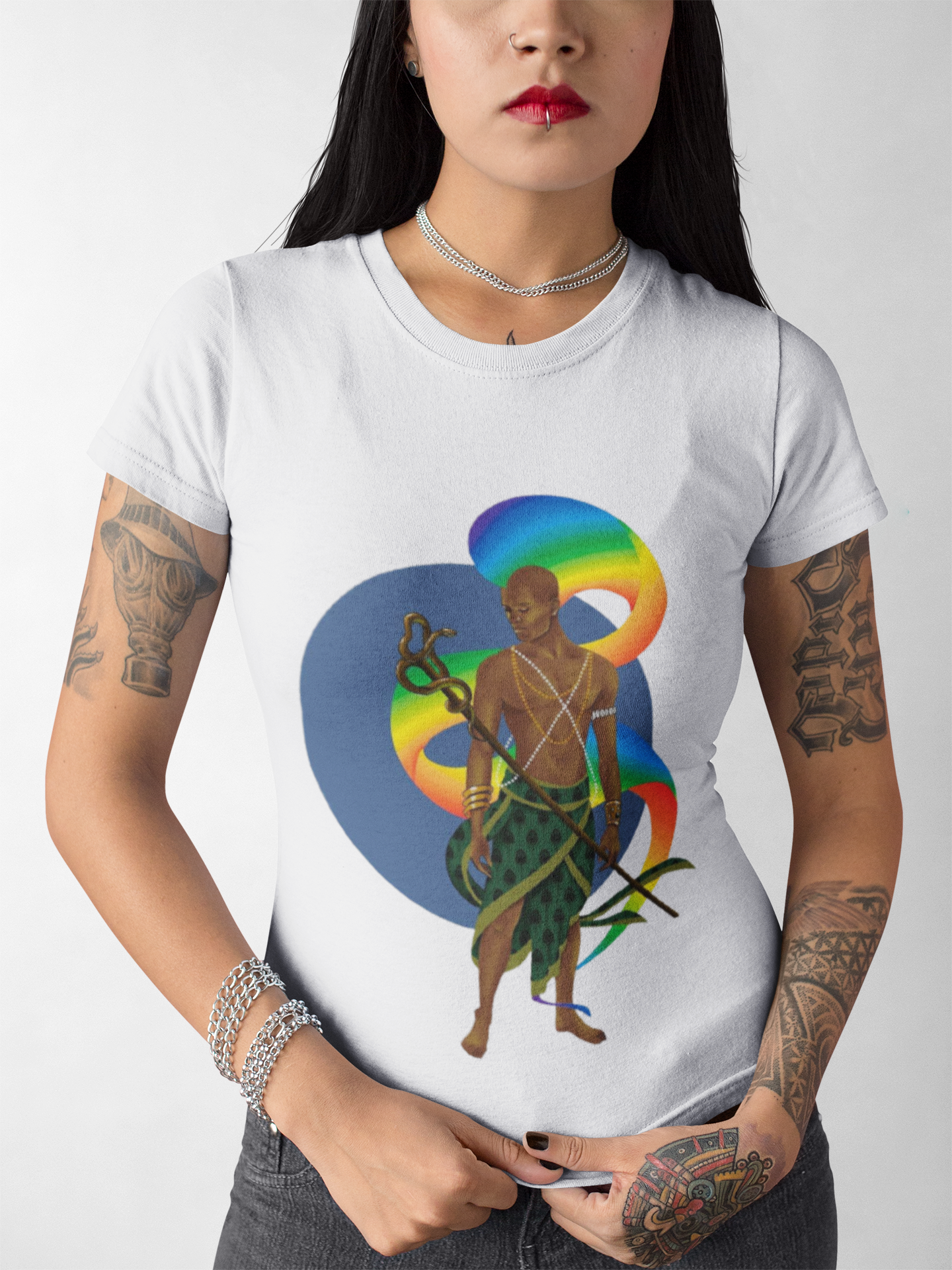 Nome do produto: Baby Look Oxumaré