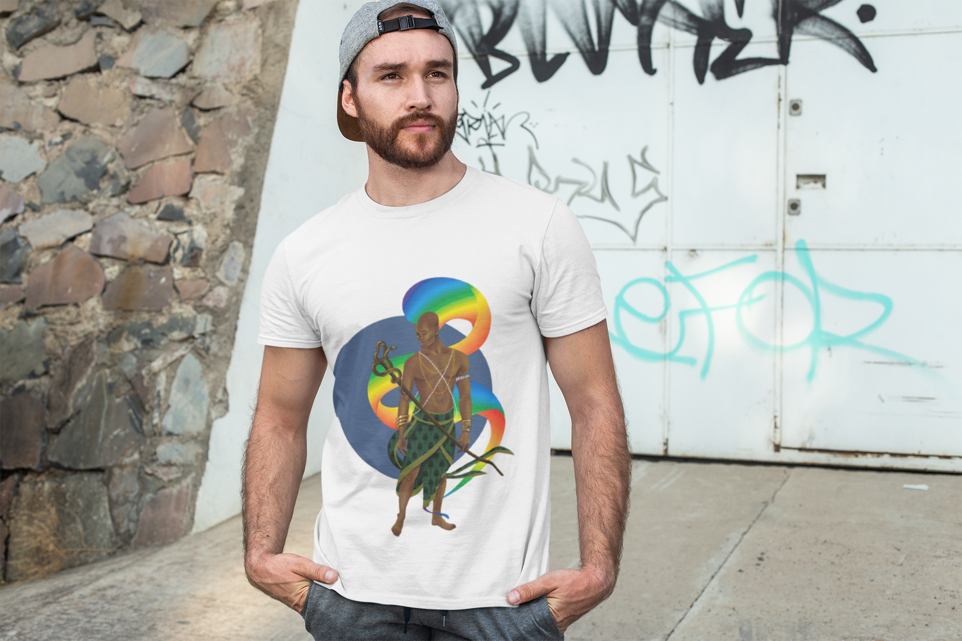 Nome do produto: Camiseta Orixá Oxumaré (Unisex)