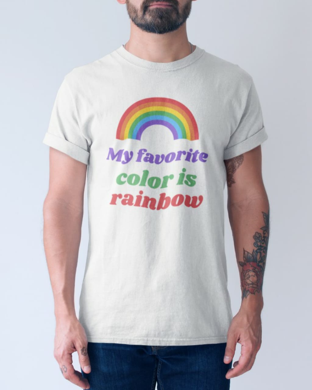 Nome do produto: Camiseta Rainbow