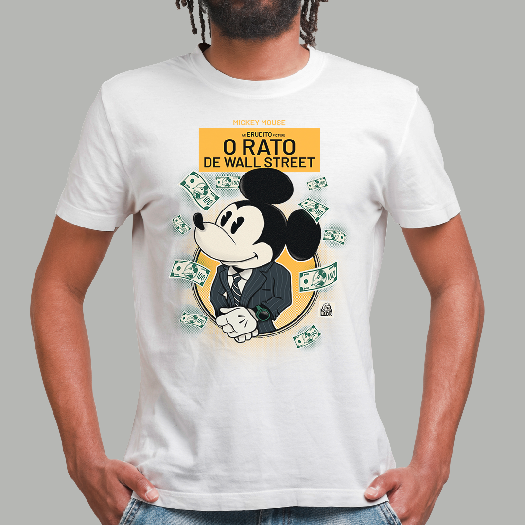 Nome do produto: Camiseta - O Rato de Wall Street