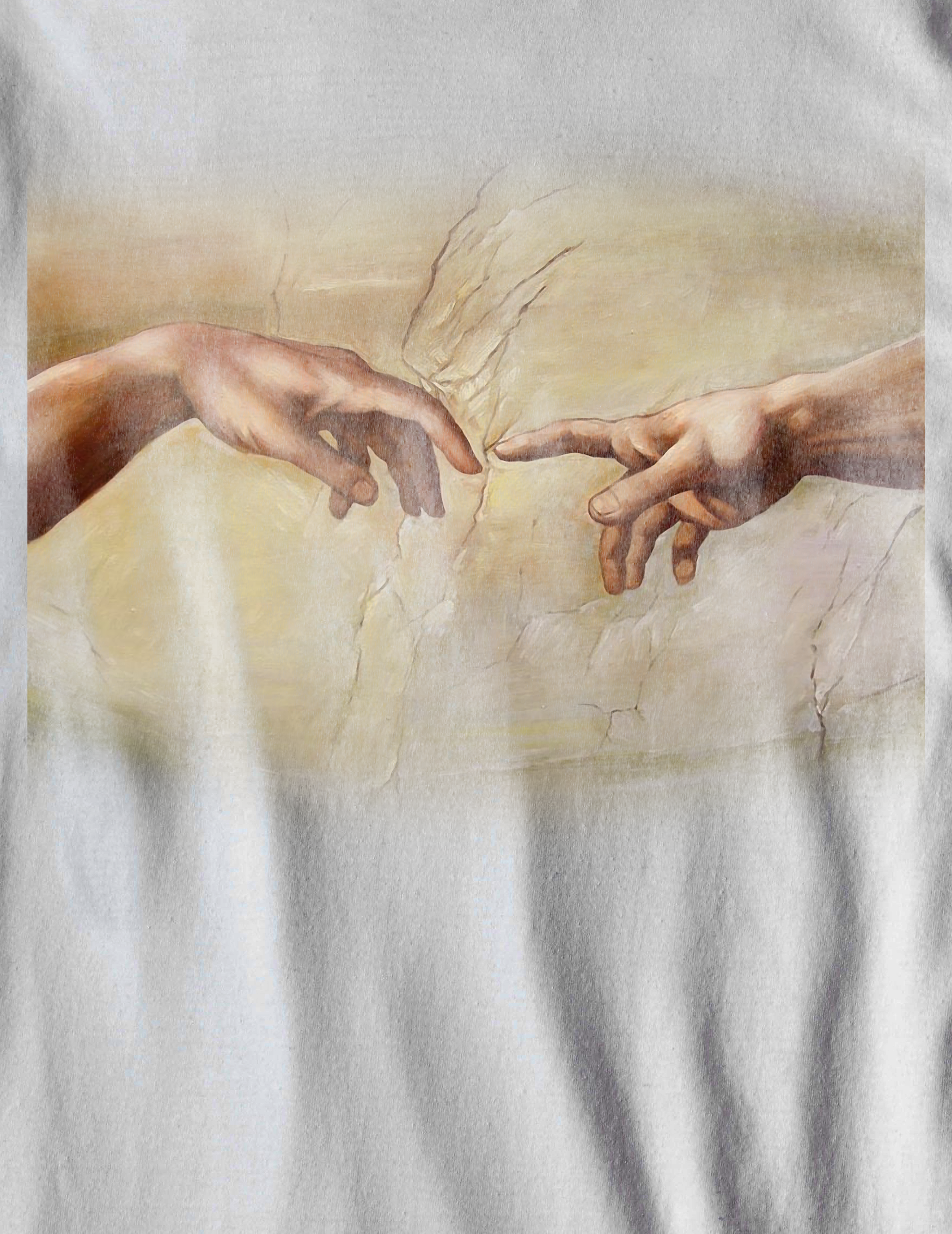 Nome do produto: Camiseta \'A Criação de Adão\' (Unissex)