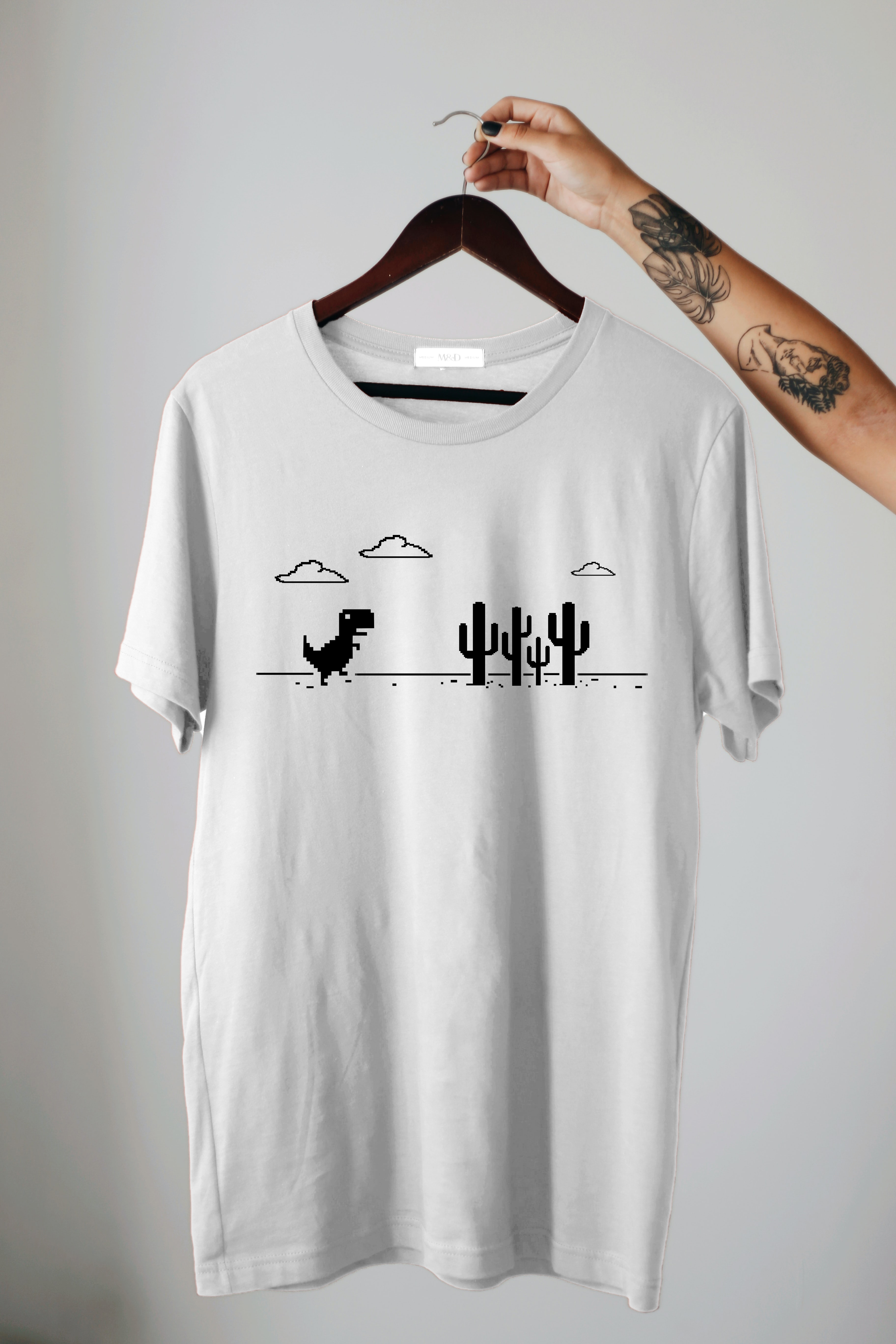 Nome do produto: Camiseta Dinossauro do Google Premium