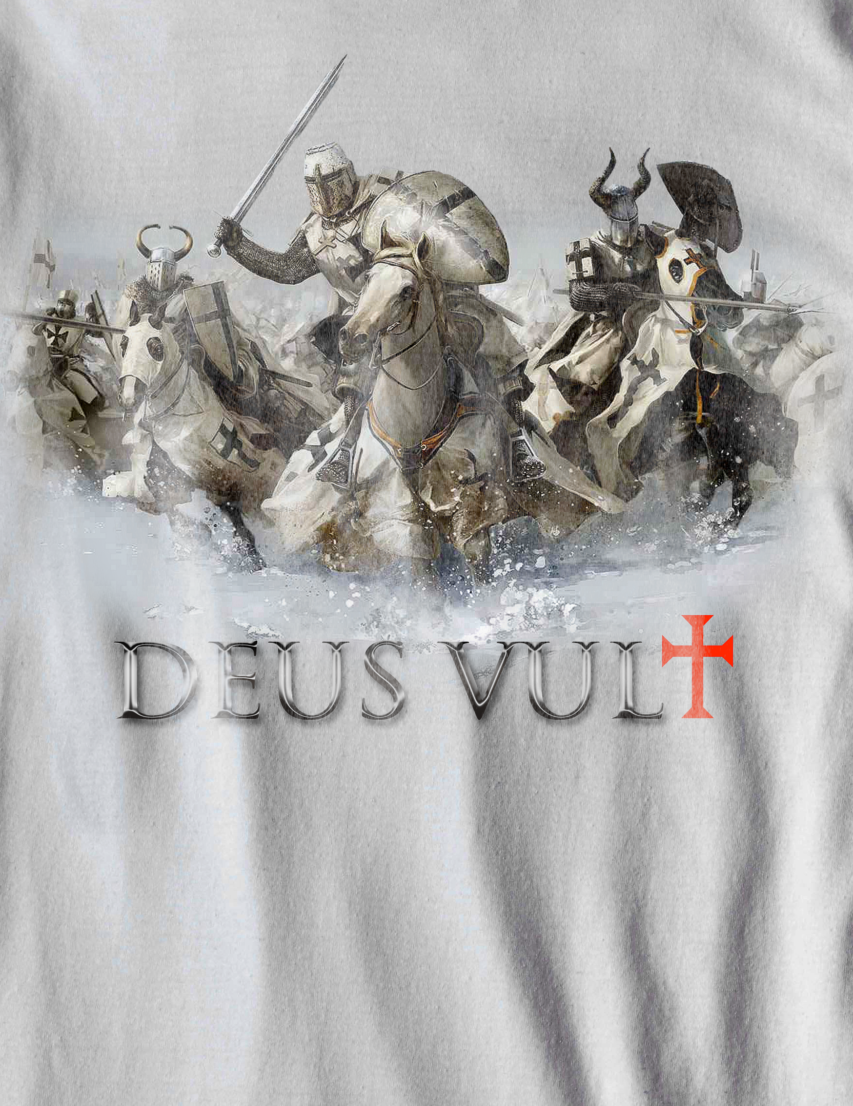 Nome do produto: Camiseta DEUS VULT - As Cruzadas - (unissex)