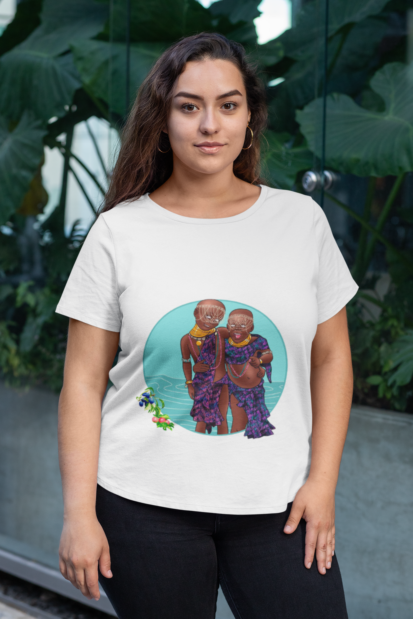 Nome do produto: Camiseta Orixá Ibeji (Modelo Plus Size)