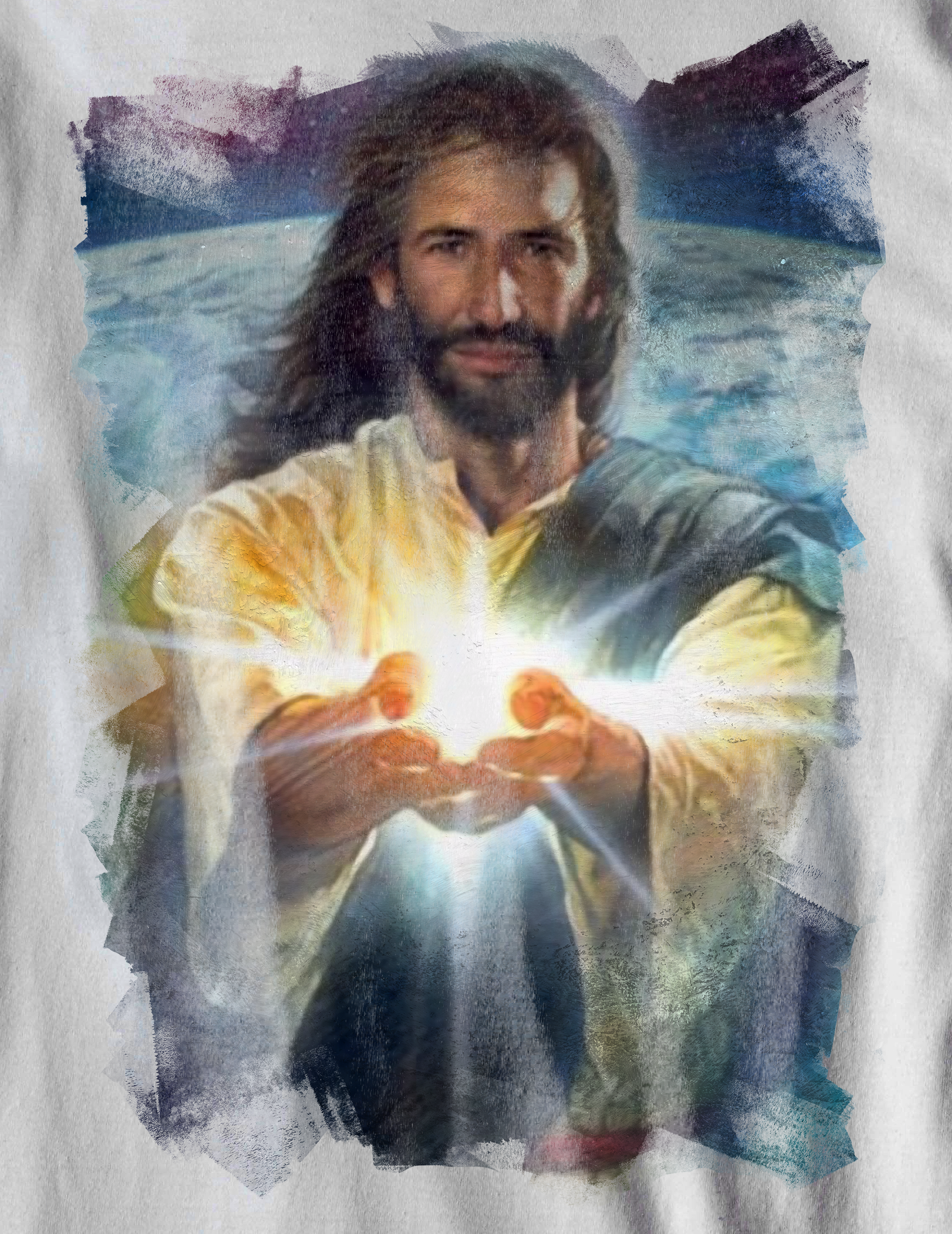 Nome do produto: Camiseta Jesus a Luz do Mundo - (unissex)