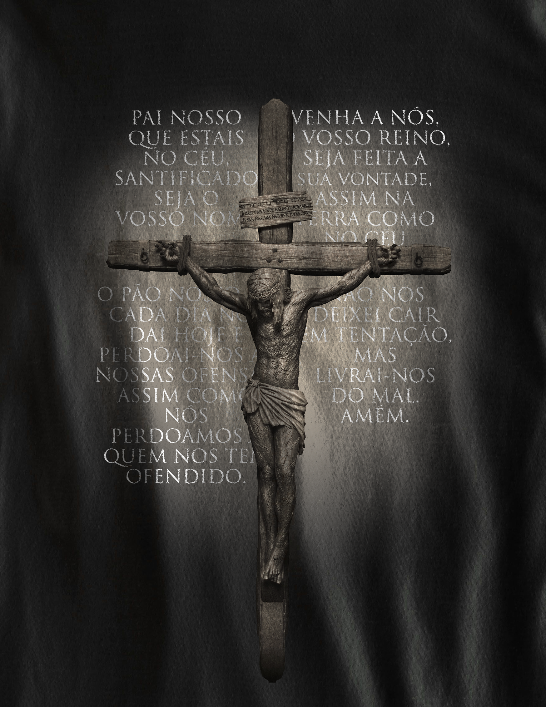 Nome do produto: Camiseta A Oração de Jesus - (unissex)
