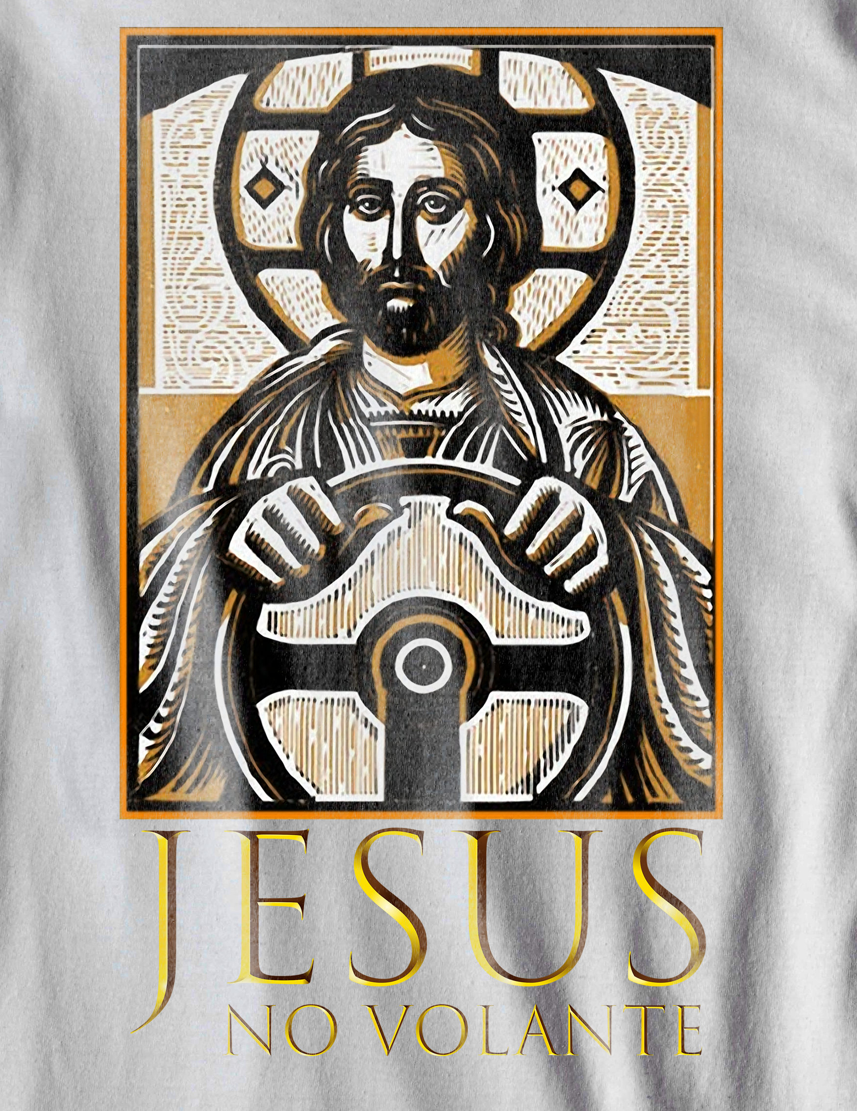 Nome do produto: Camiseta Jesus no Volante - (unissex)