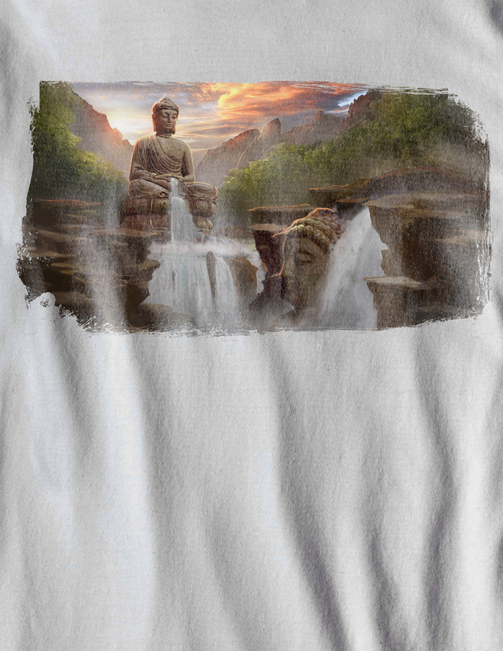 Nome do produto: Camiseta A Cachoeira de Buda - (unissex)