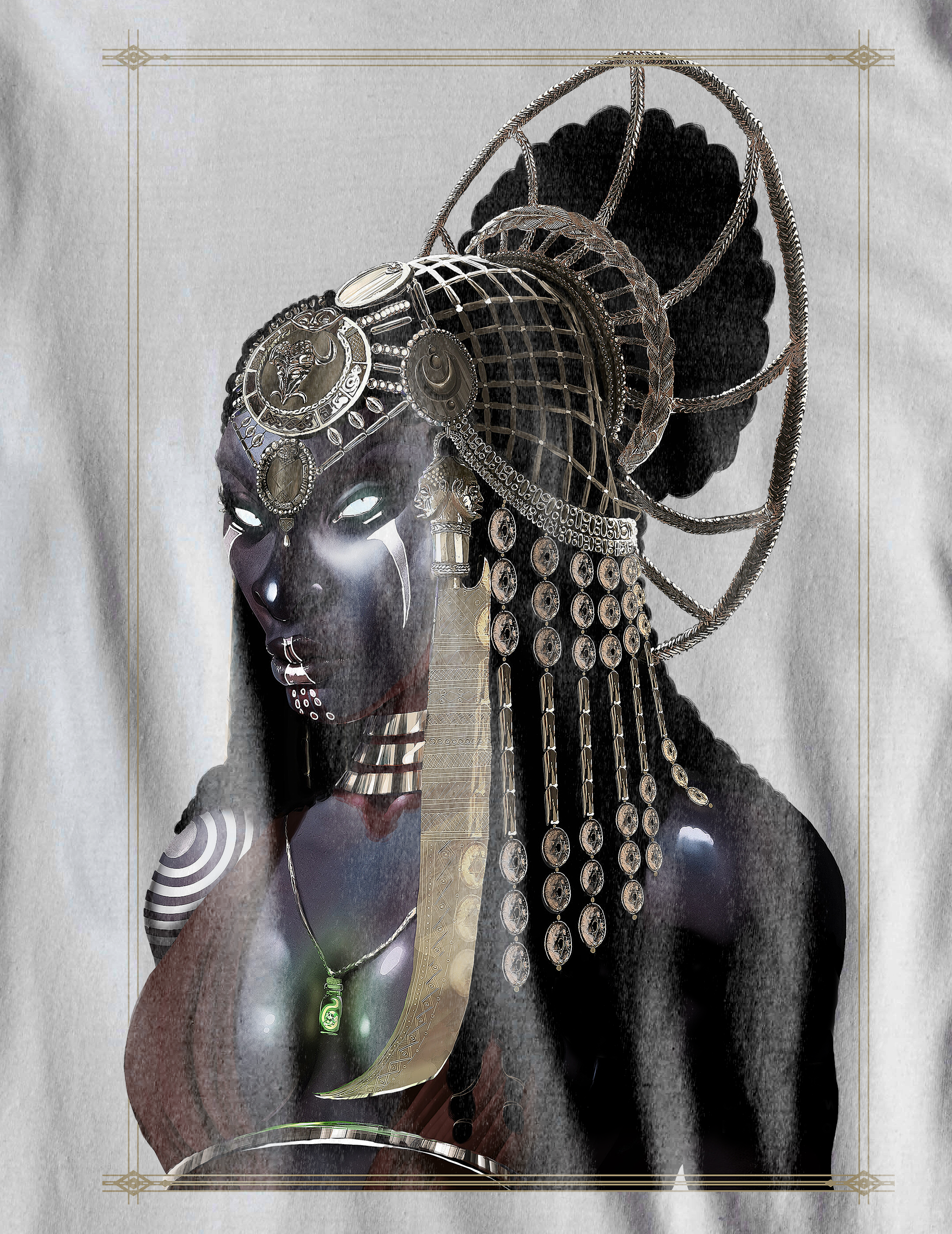 Nome do produto: Camiseta Oiá - Iansã - Inhançã - (unissex)