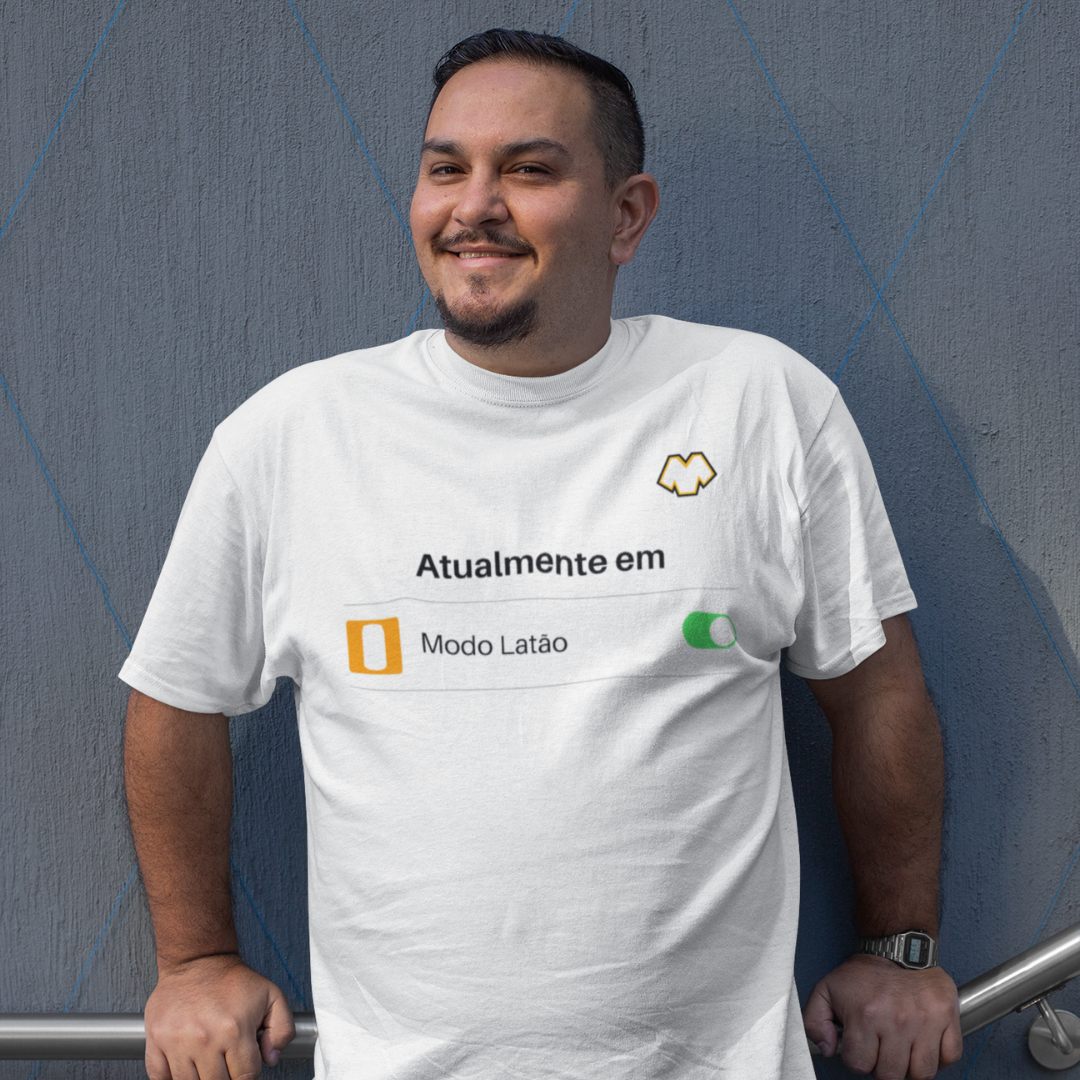 Nome do produto: T-SHIRT MODO LATÃO