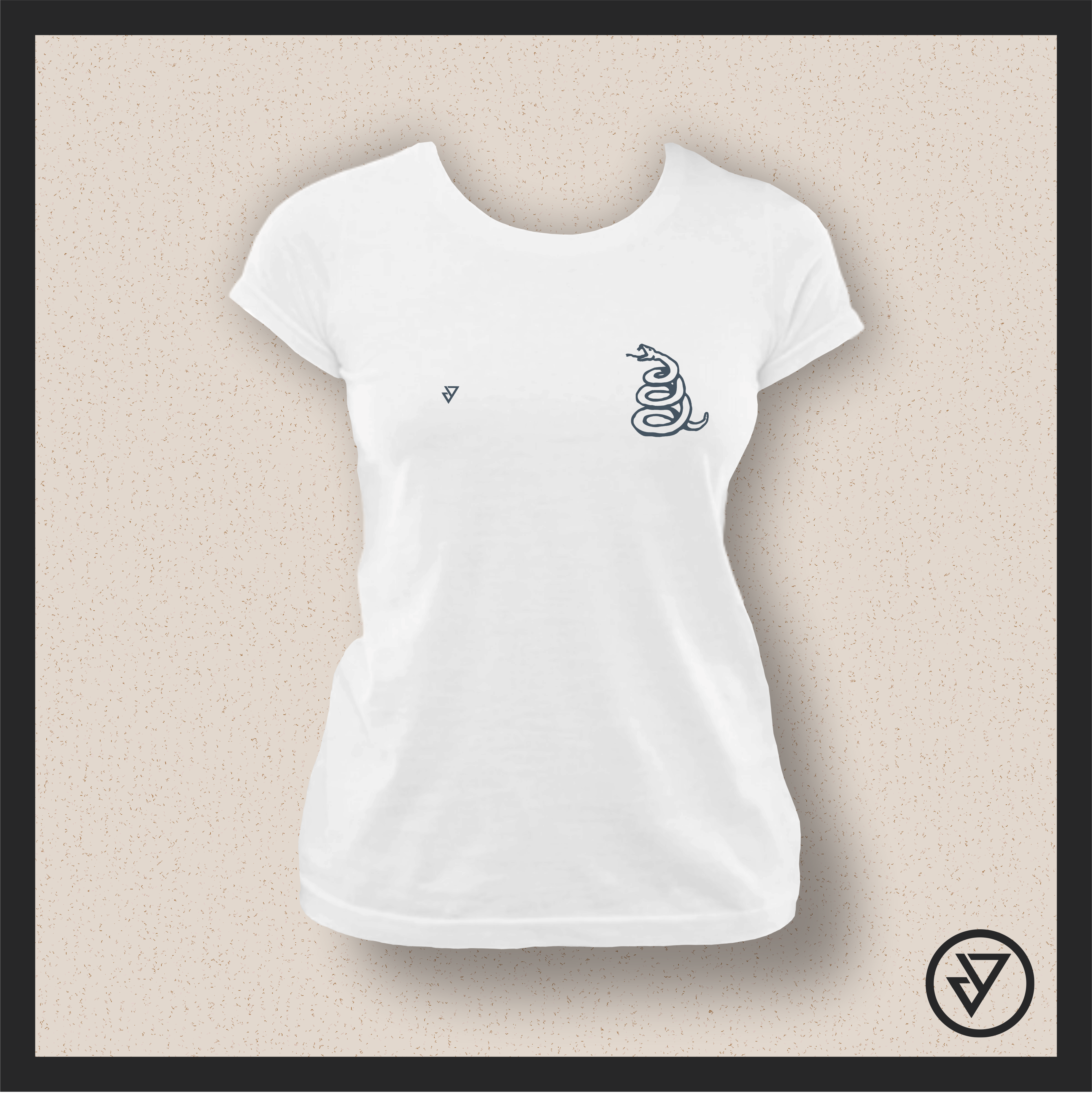 Nome do produto: Camisa Feminina Metallica (Metallica) - Branca/Preta