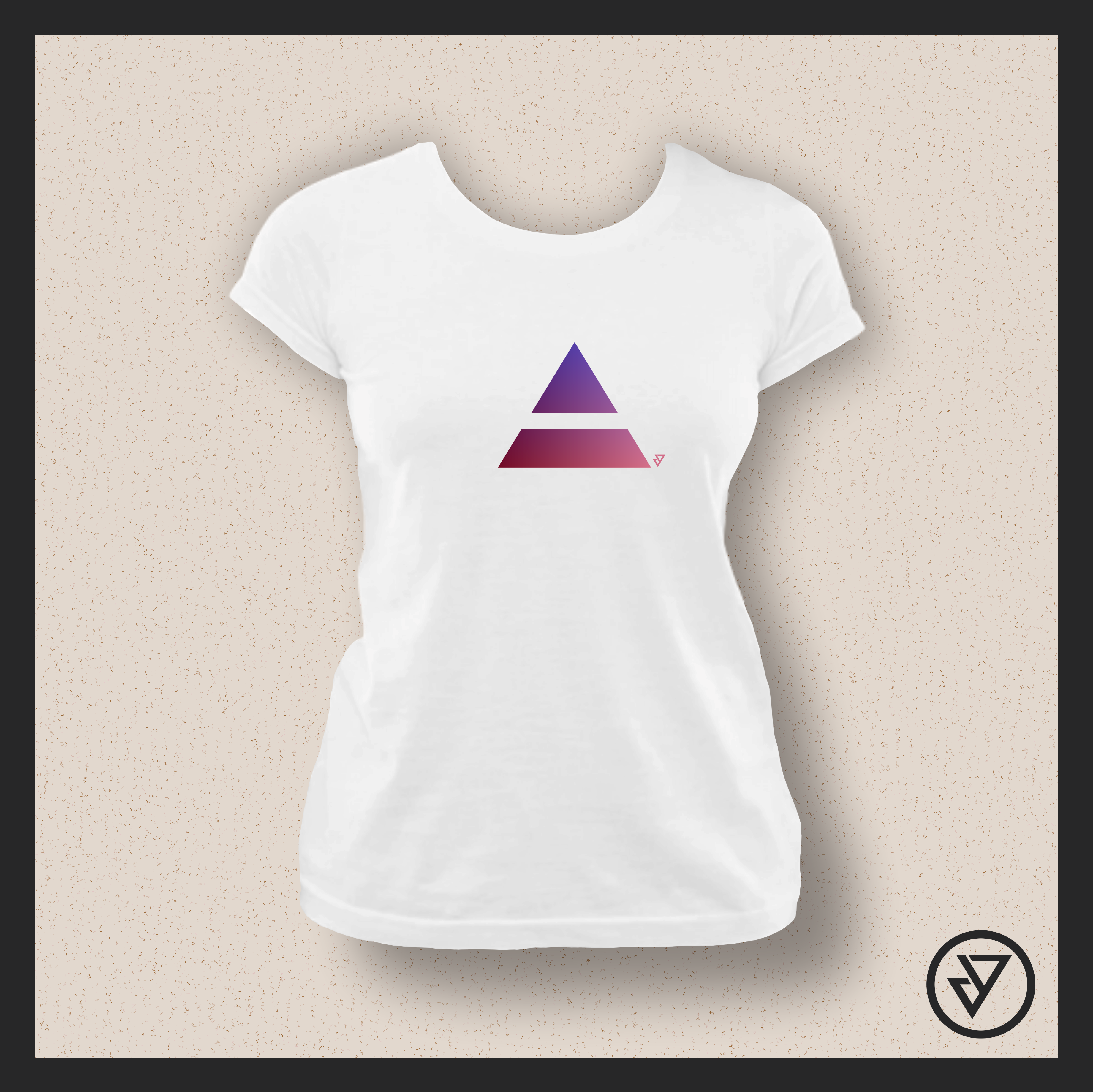 Nome do produto: Camisa Feminina 30 Seconds to Mars - Branca/Preta