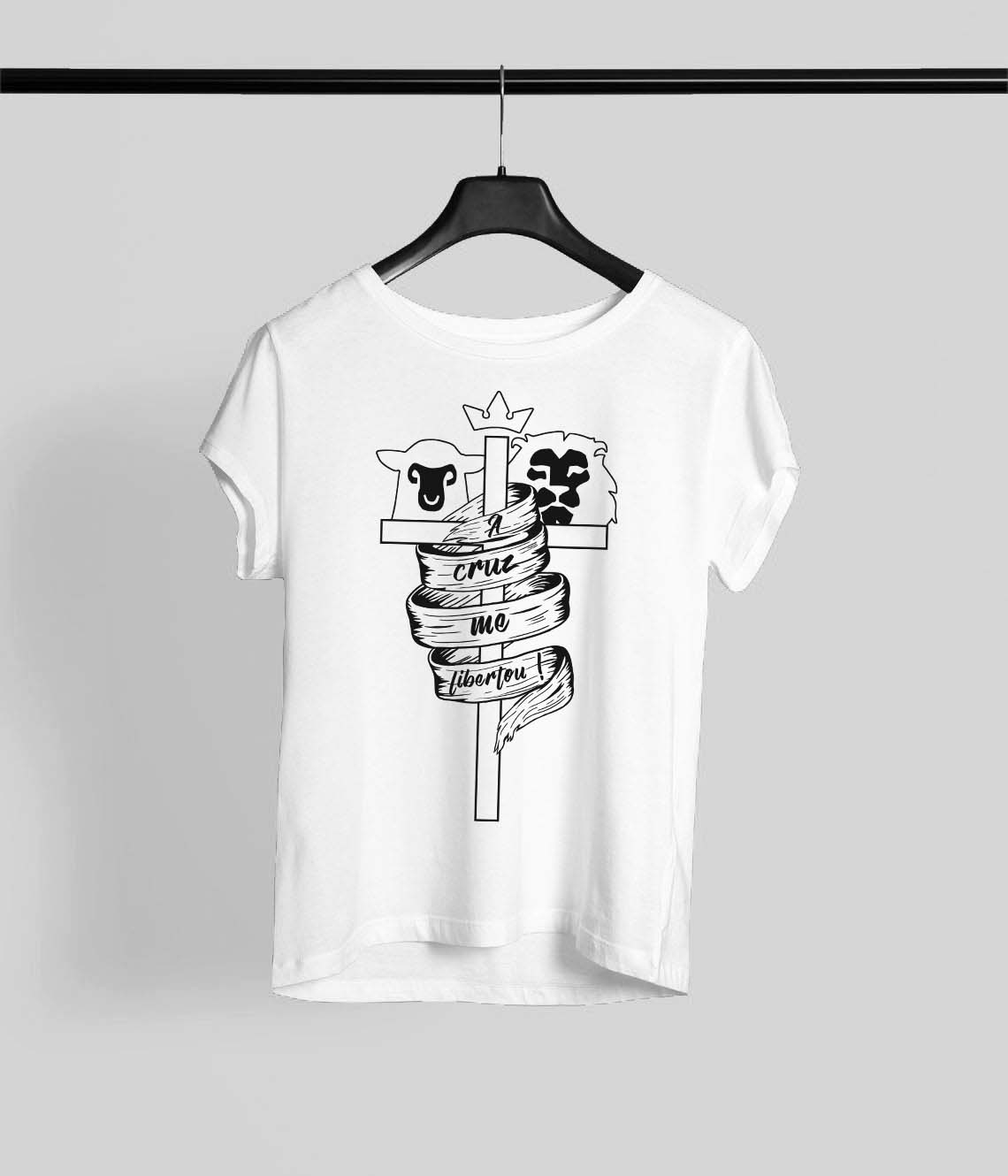 Nome do produto: Camiseta A Cruz me Libertou Infantil