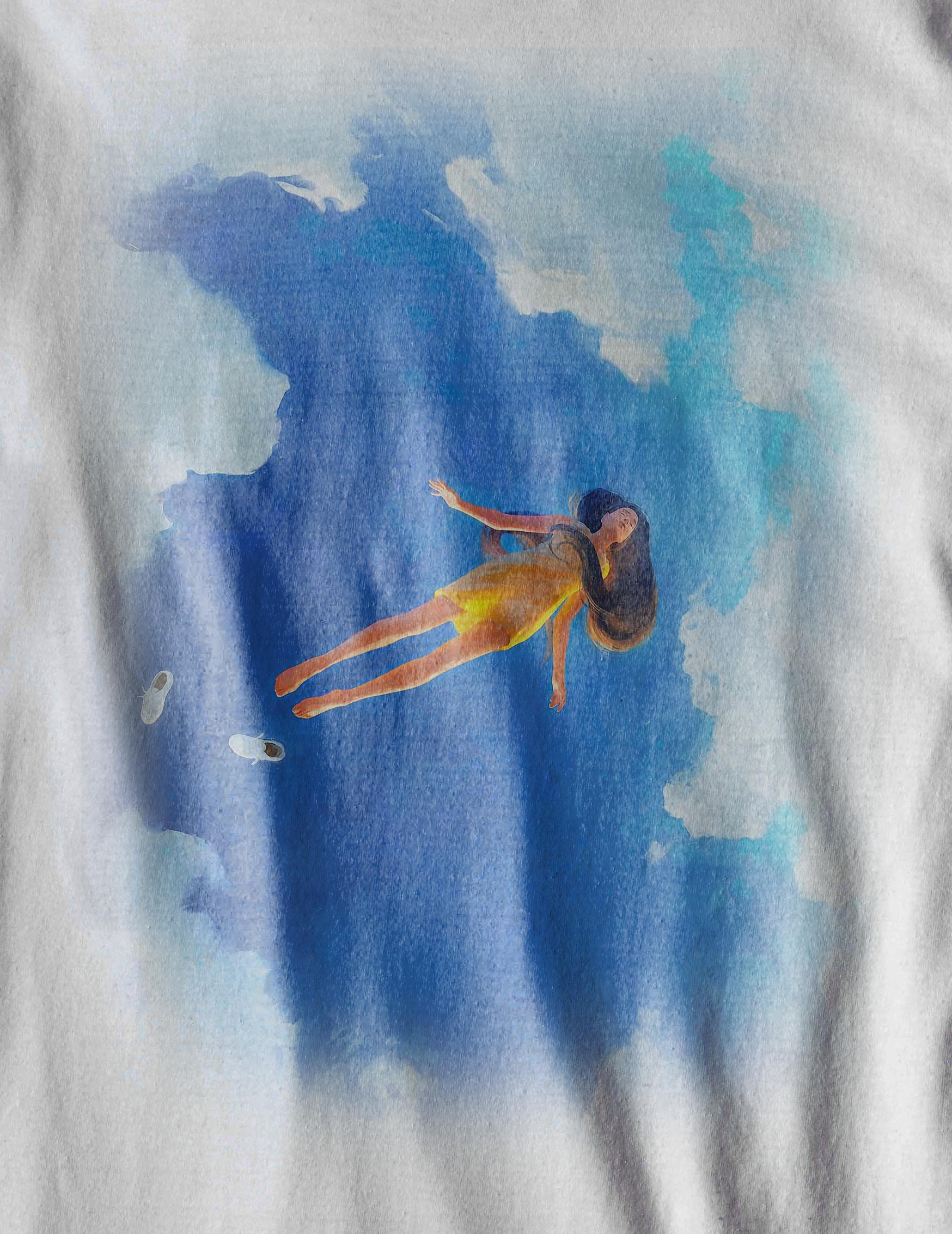 Nome do produto: Camiseta Flutuando em Pensamentos - (unissex)