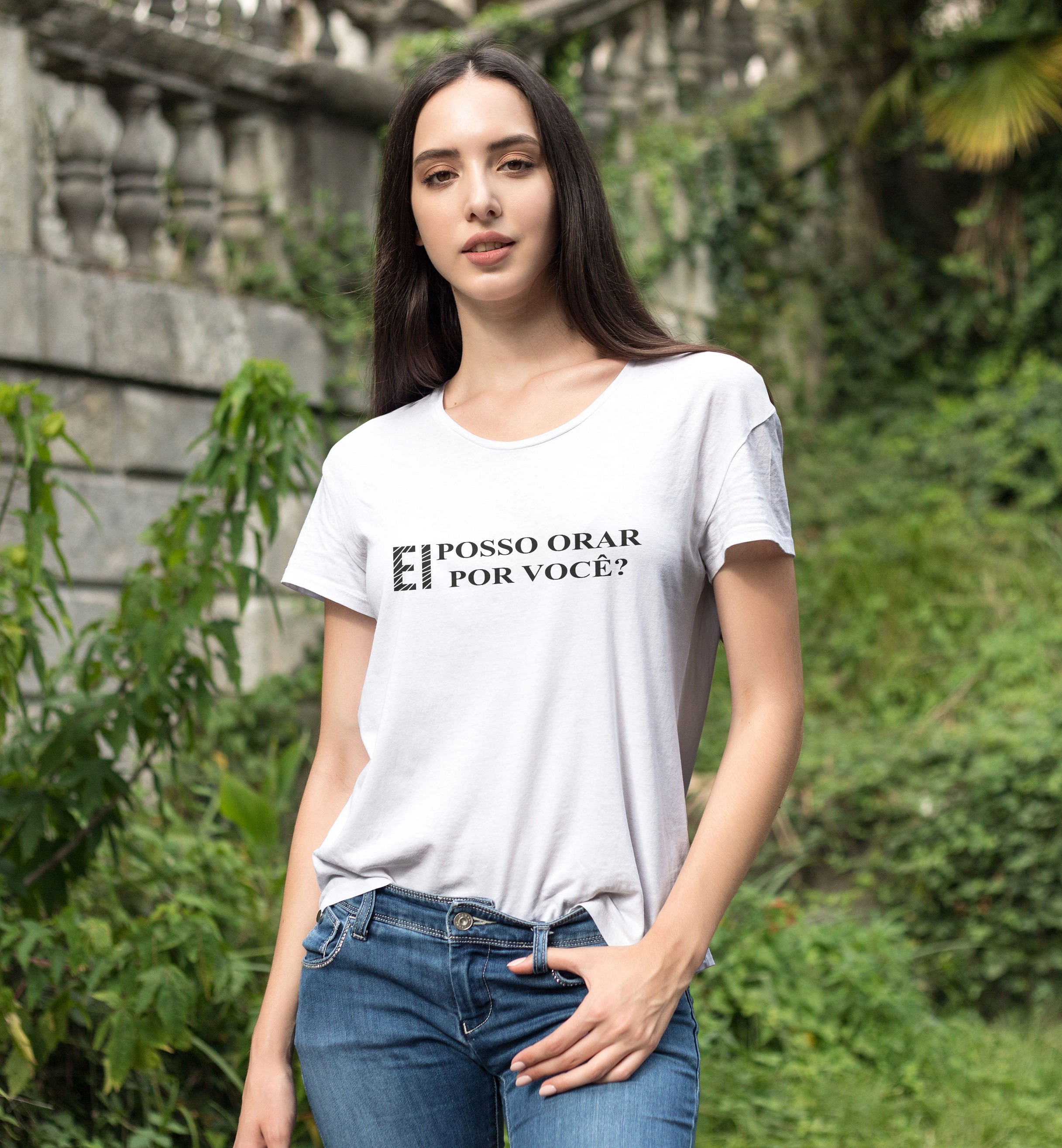 Nome do produto: Posso orar por voce? Feminina