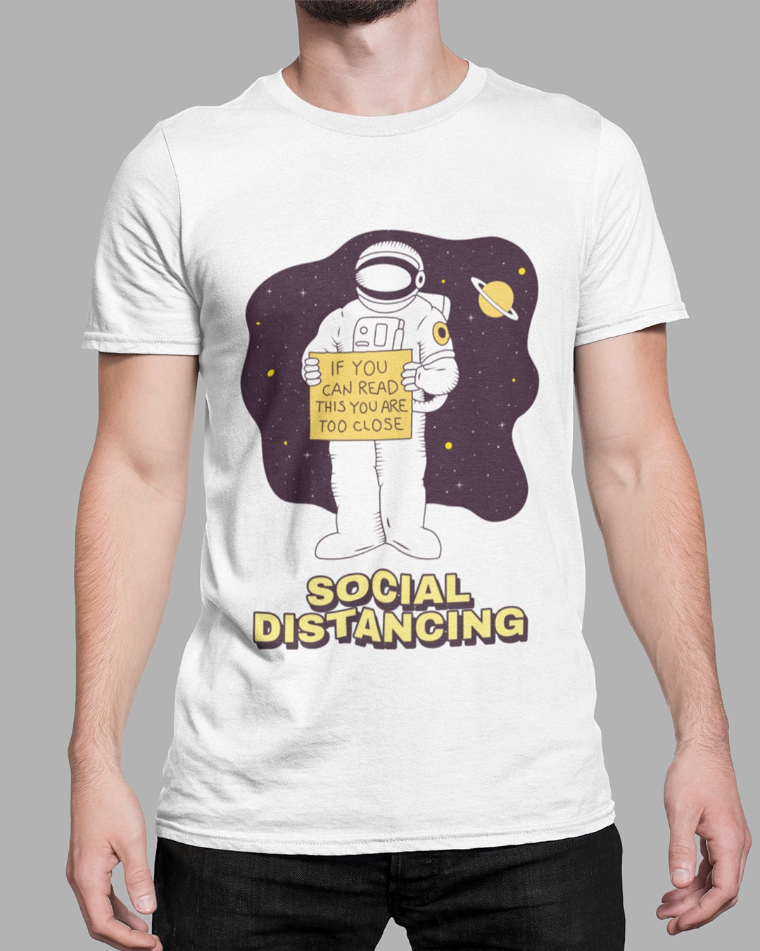 Nome do produto: Camiseta Social Distancing