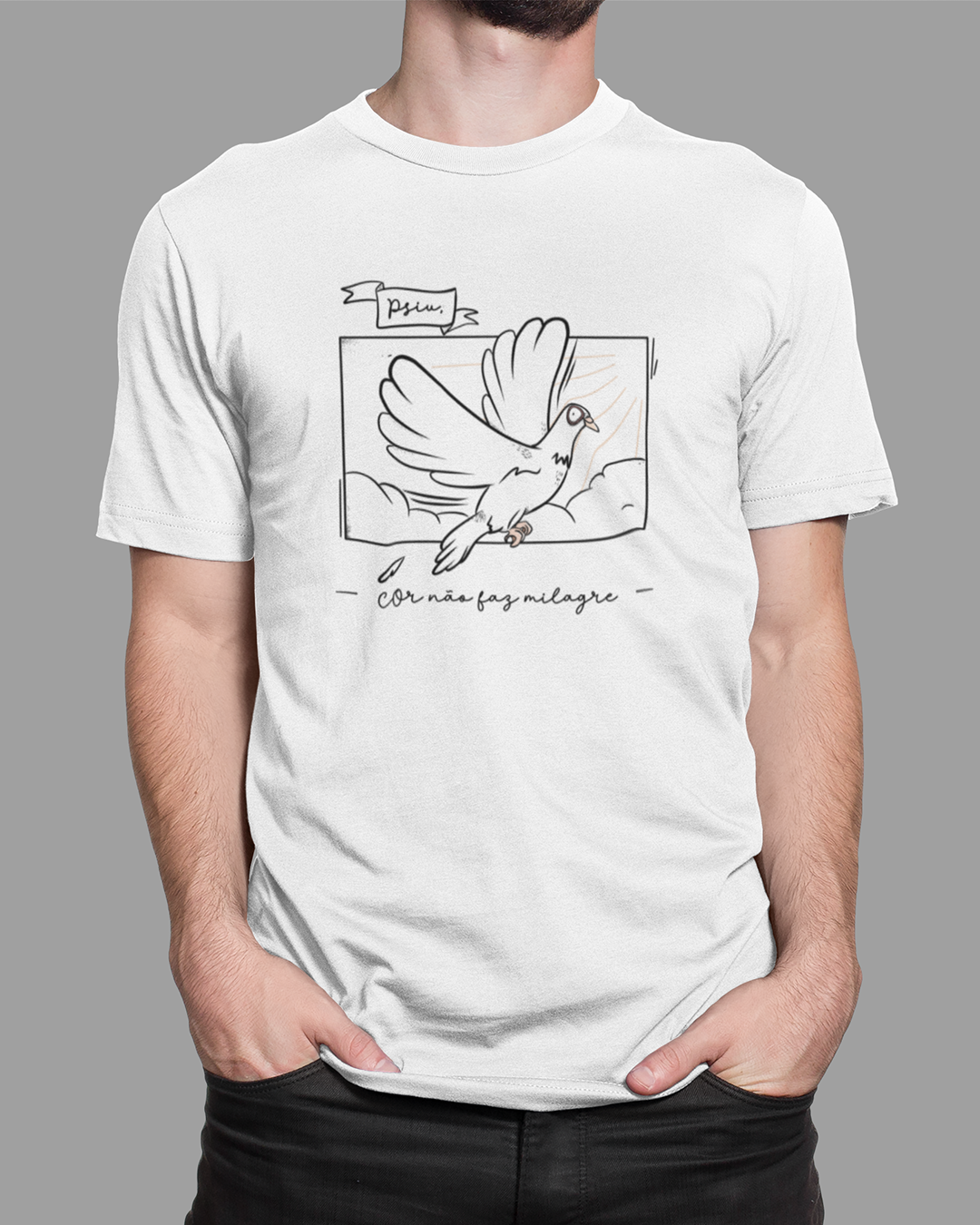 Nome do produto: Camiseta Cor não faz milagre