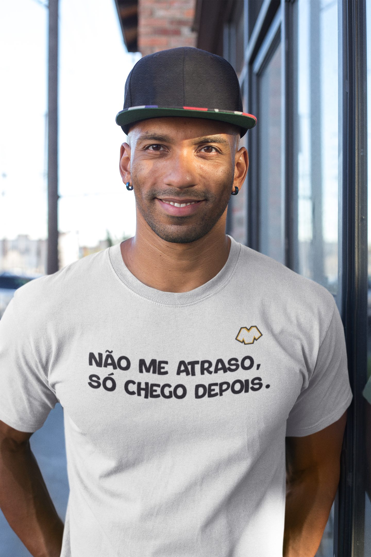 Nome do produto: T-SHIRT NÃO ME ATRASO