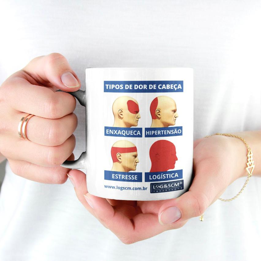 Nome do produto: Caneca Dores da Logística LOGSCM