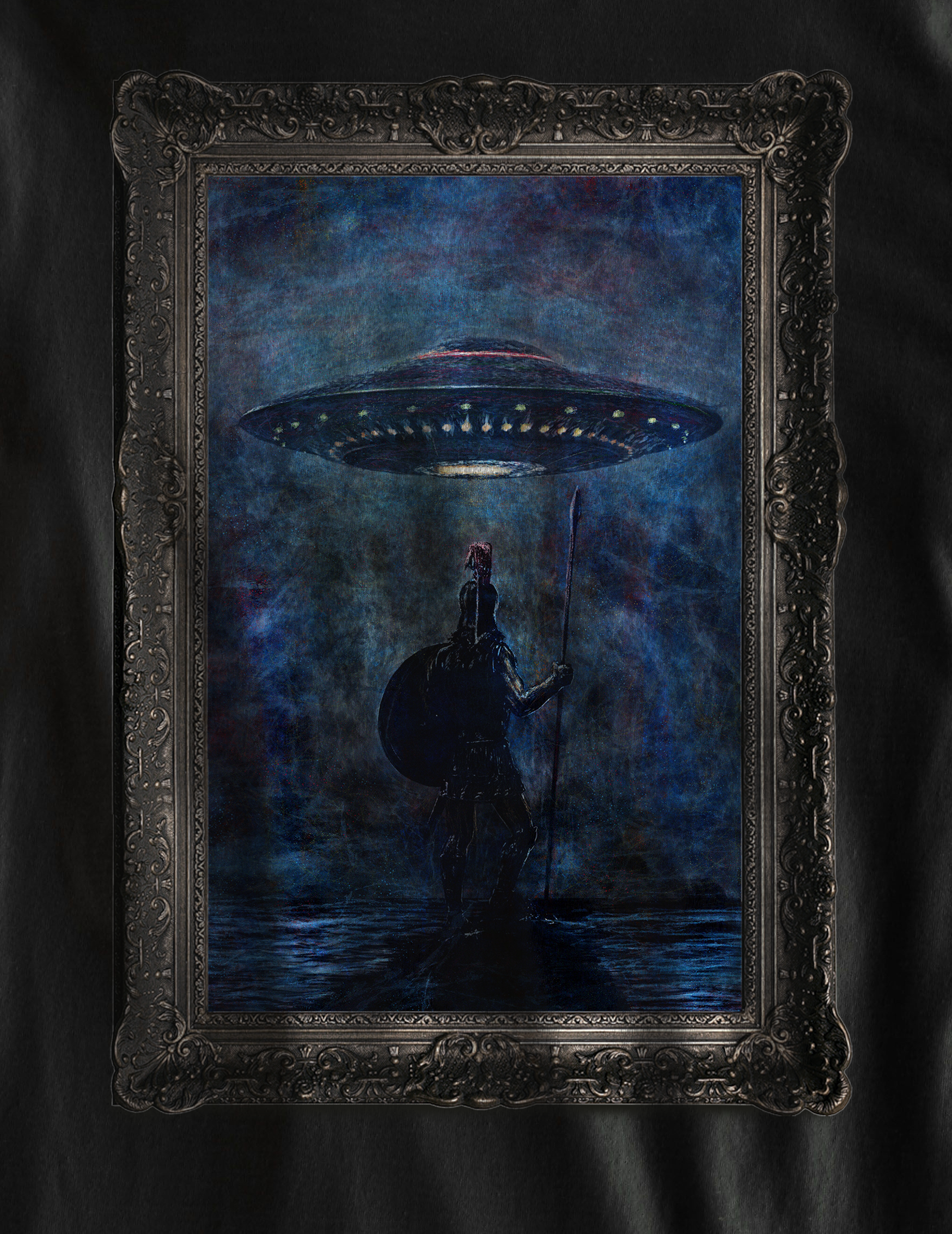 Nome do produto: Camiseta Espartanos e Aliens - (unissex)