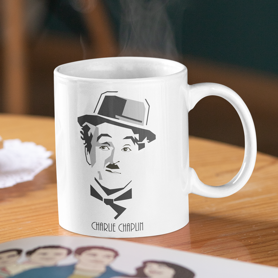 Nome do produto: Charlie Chaplin - Caneca