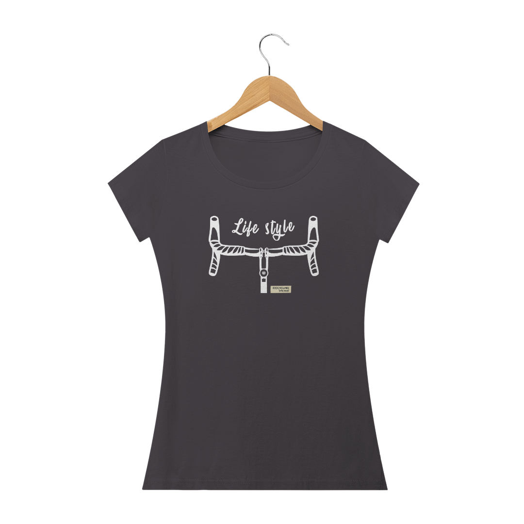 Nome do produto: Camiseta Feminina Estonada Bike LifeStyle (Cores)