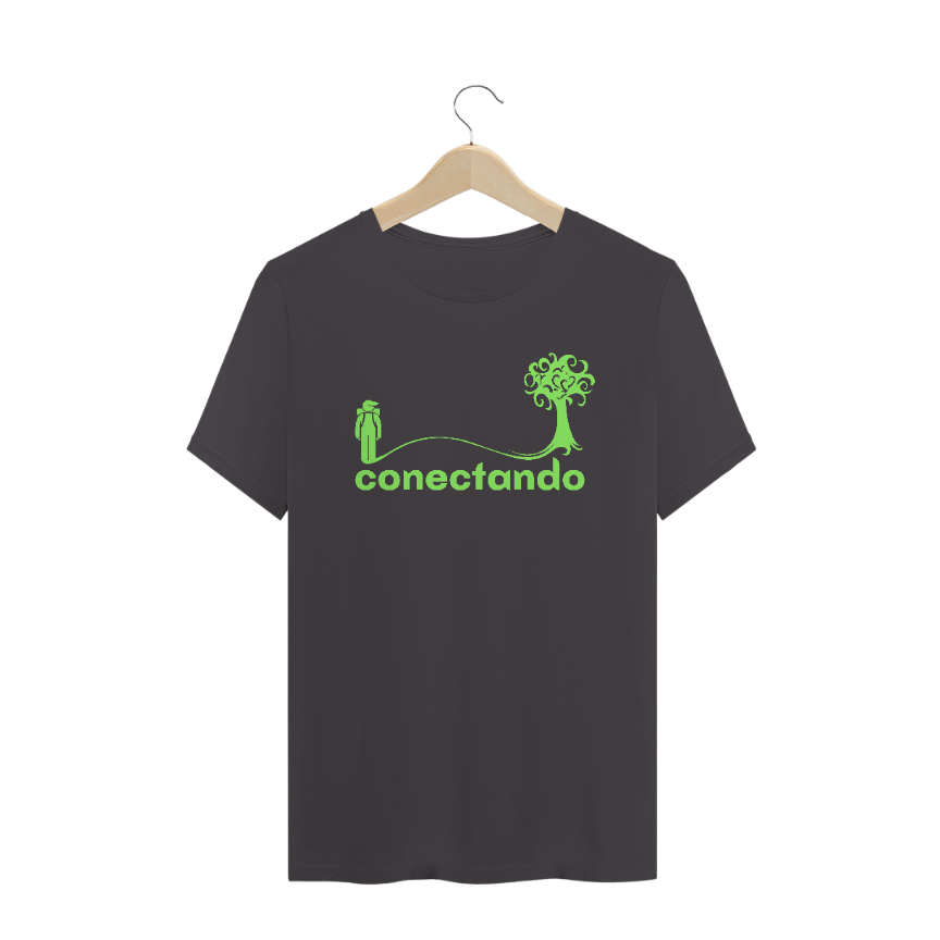 Nome do produto: Conectando _ Camiseta Estonada _Chumbo
