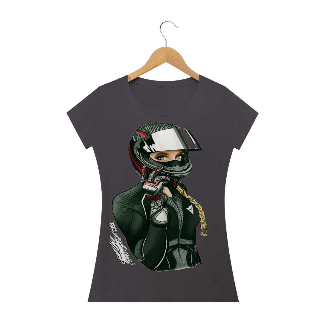 Nome do produto: Baby Look Motoqueira