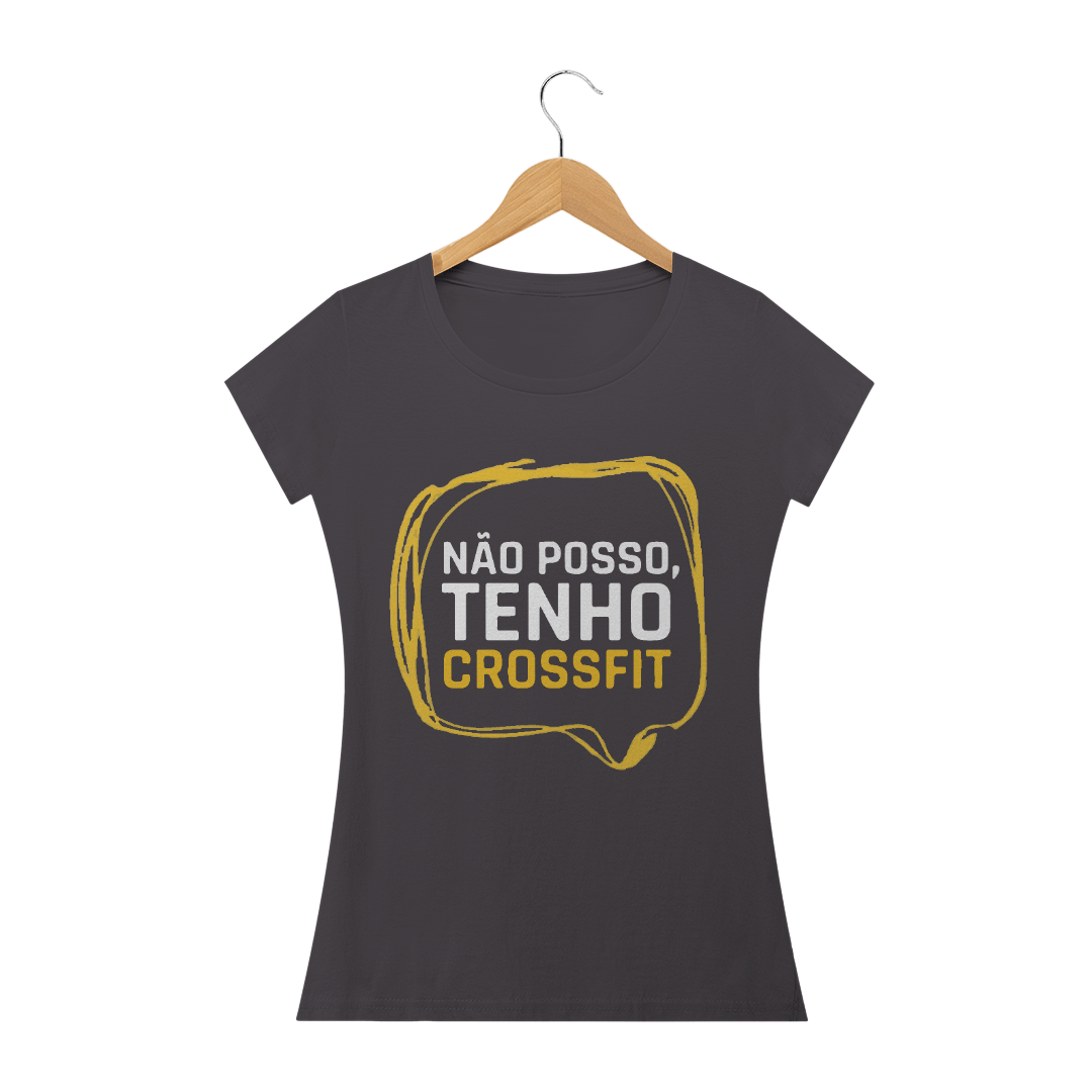 Nome do produto: Camiseta Estonada  NÃO POSSO TENHO CROSSFIT 