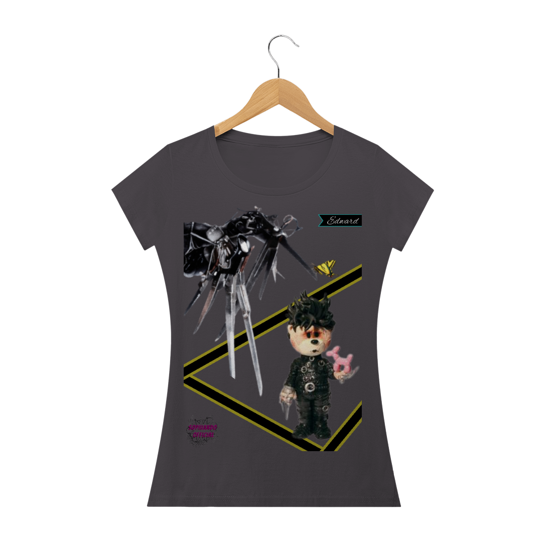 Nome do produto: Edward Mãos de Tesoura! Camisa Feminina Estonada