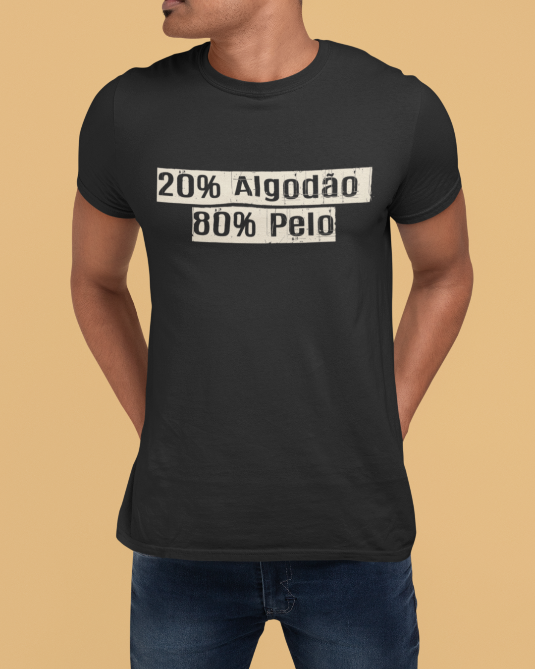 Nome do produto: Camiseta 80% Pelo