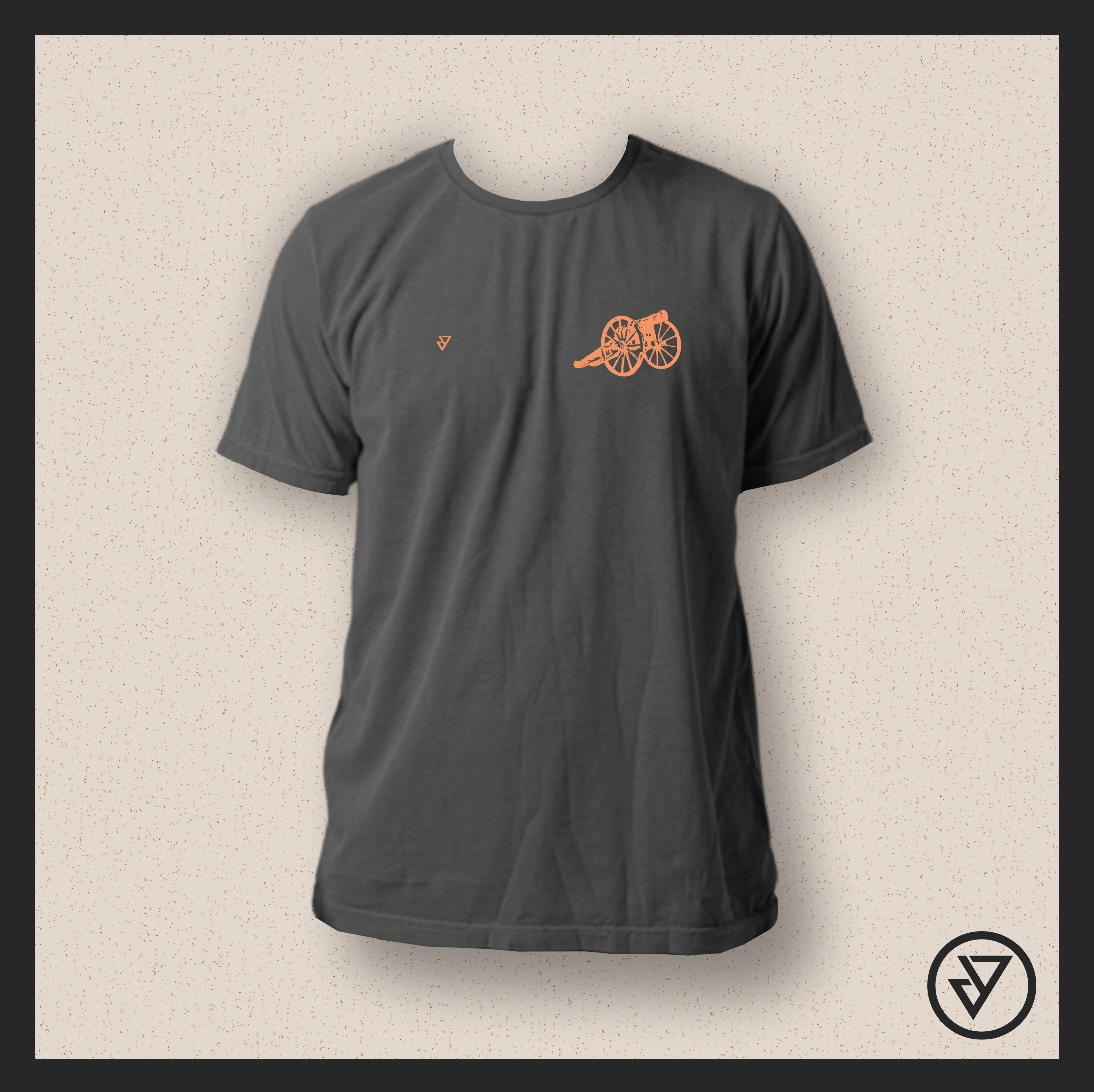 Nome do produto: Camisa AC/DC (For Those About to Rock) - Cinza Estonada