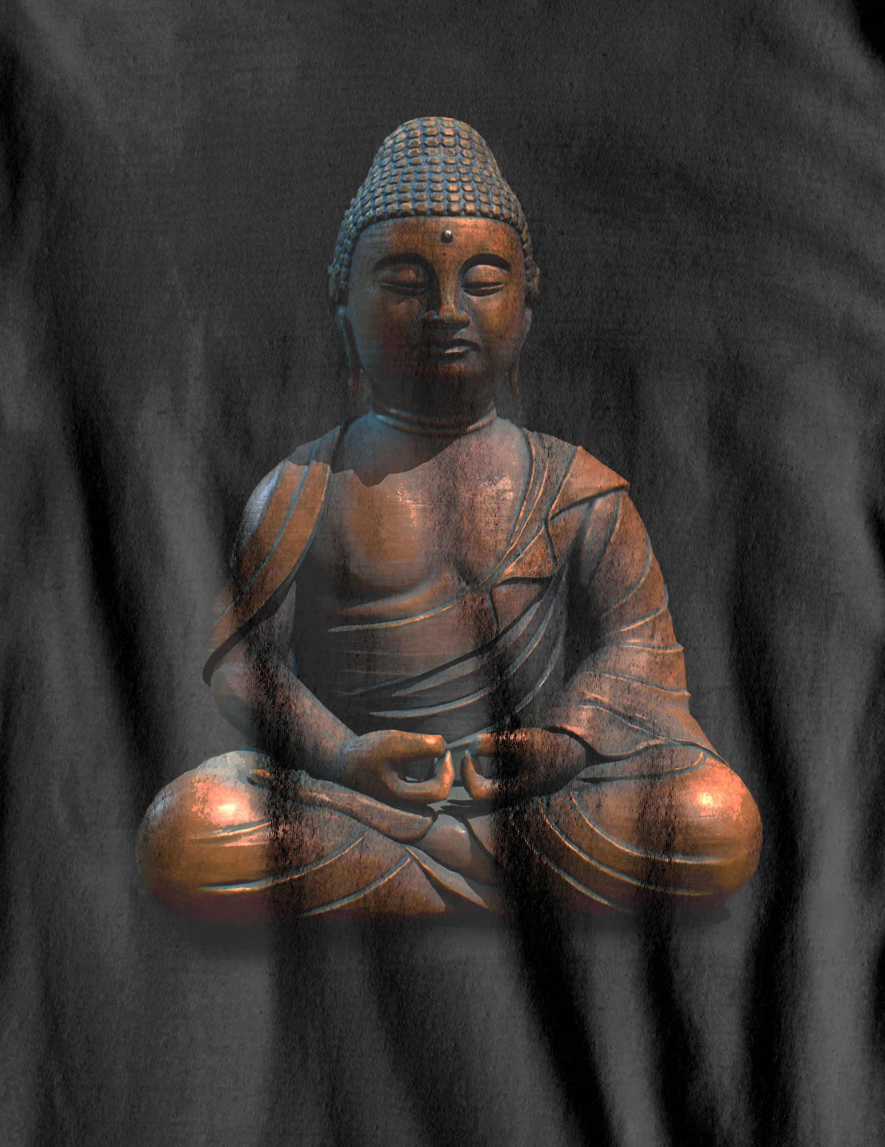 Nome do produto: Camiseta Estonada - Buda e a Meditação - (unissex)