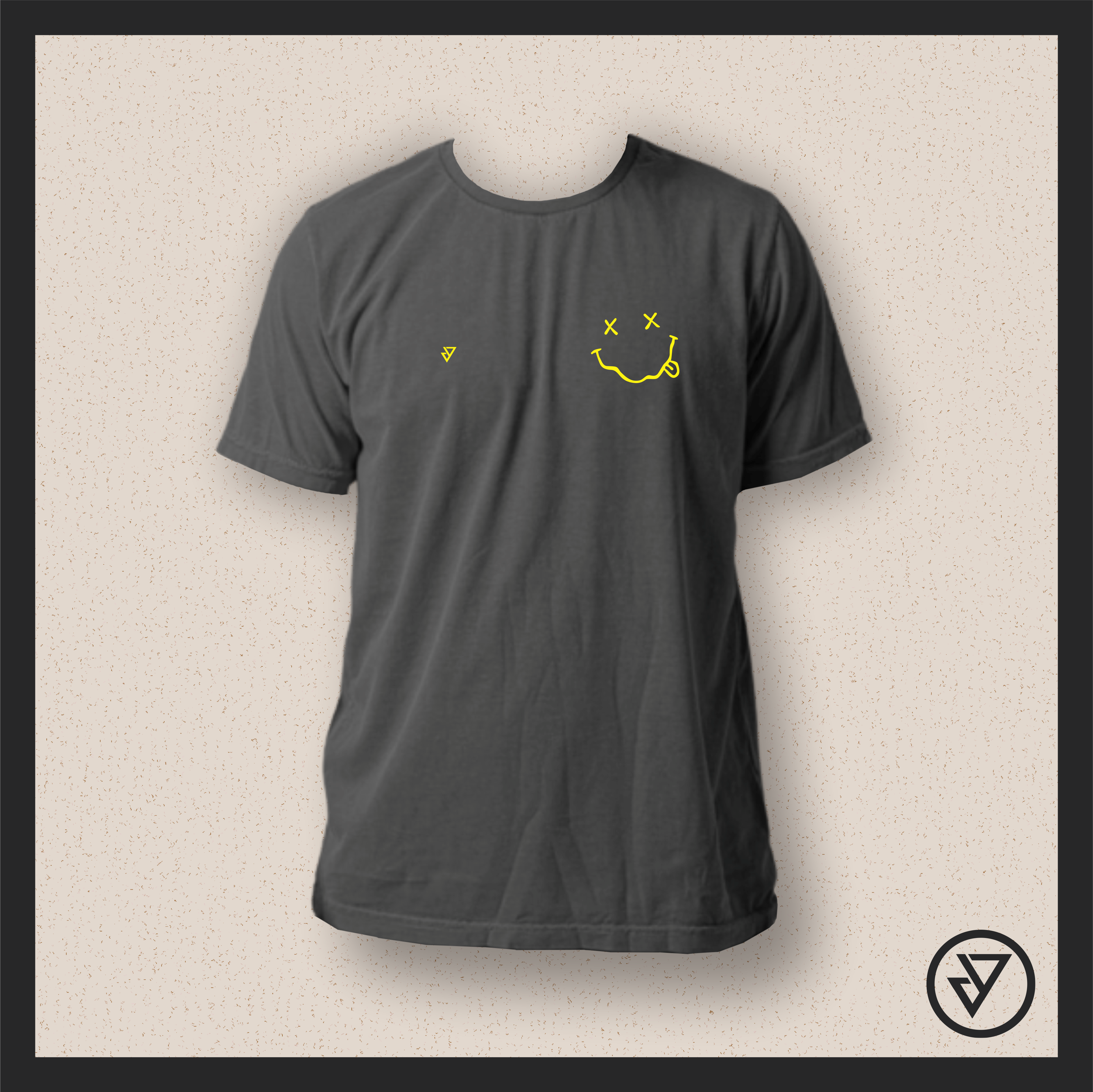 Nome do produto: Camisa Nirvana - Cinza Estonada