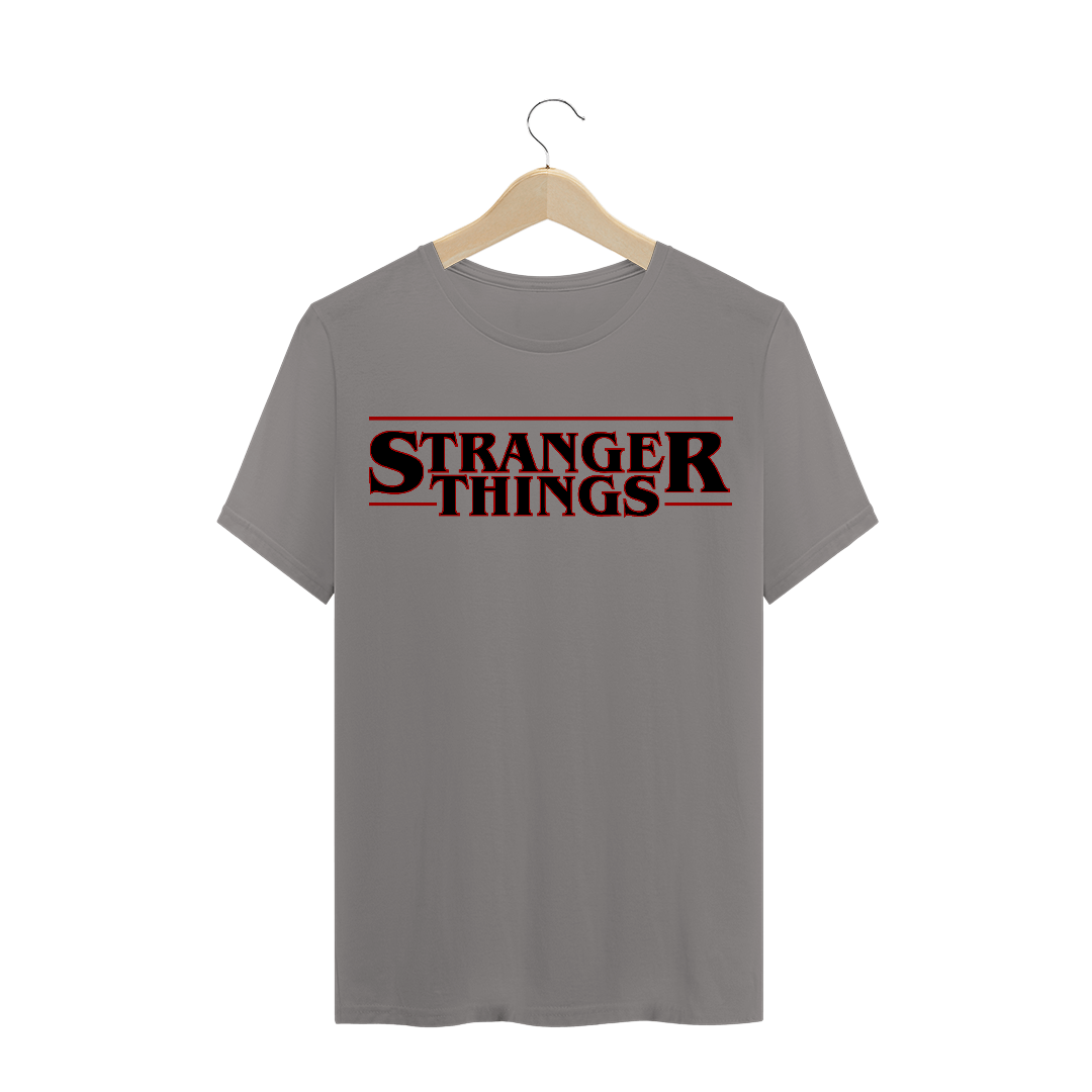 Nome do produto: Camiseta Stranger Things Logo - Filmes/Séries TV
