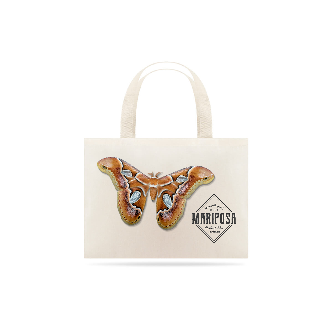 Nome do produto: Ecobag Mariposa Rothschildia