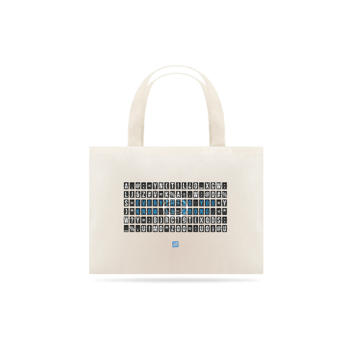 Nome do produto: Ecobag U2 - Everything You Know Is Wrong