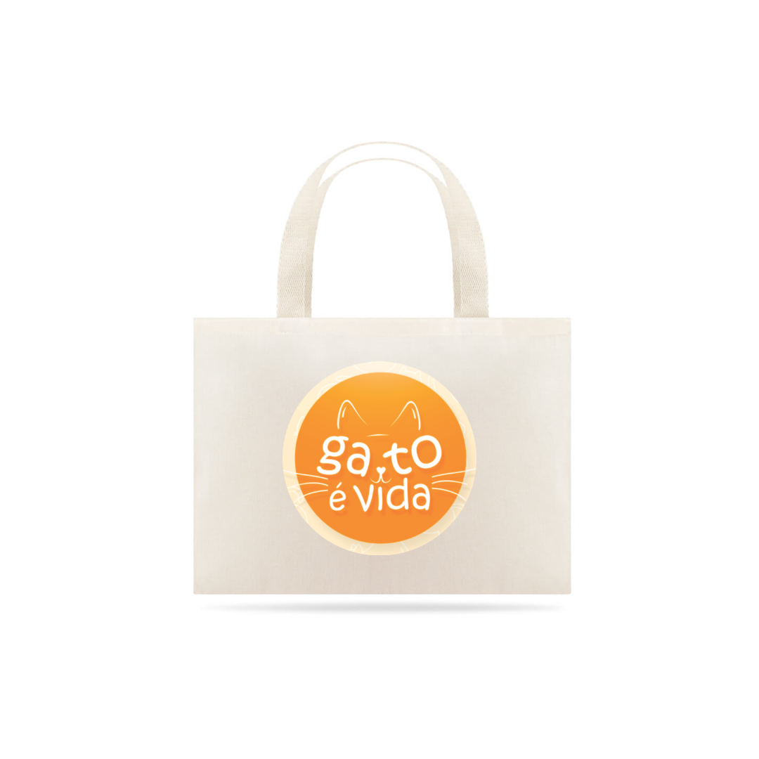 Nome do produto: Sacola Gato é Vida