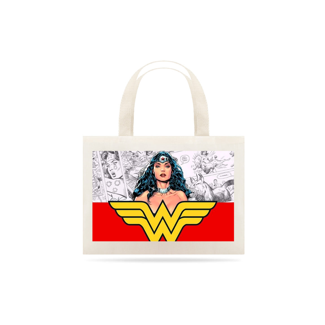 Nome do produto: Eco bag mulher maravilha