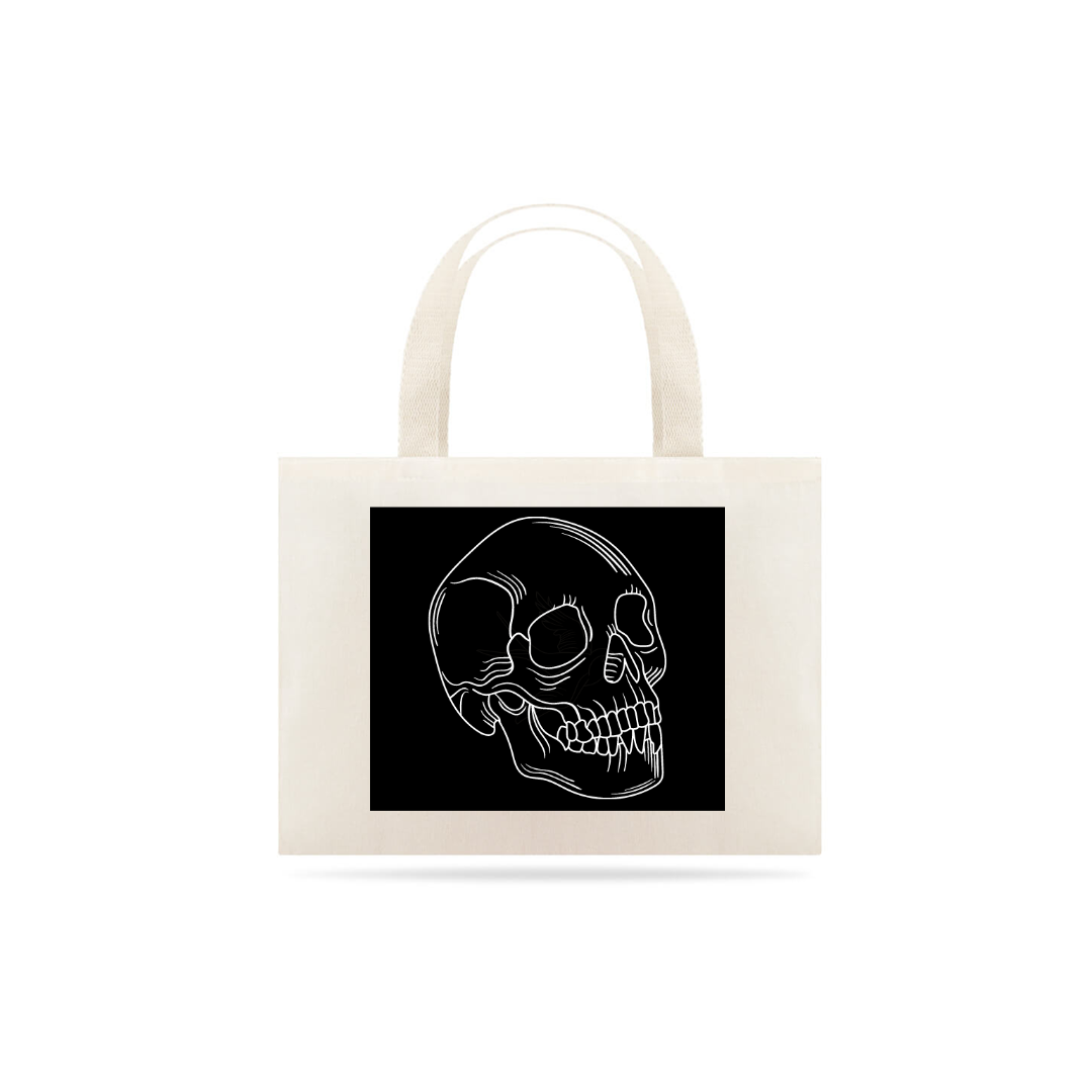 Nome do produto  Caveira Tattoo - Ecobag