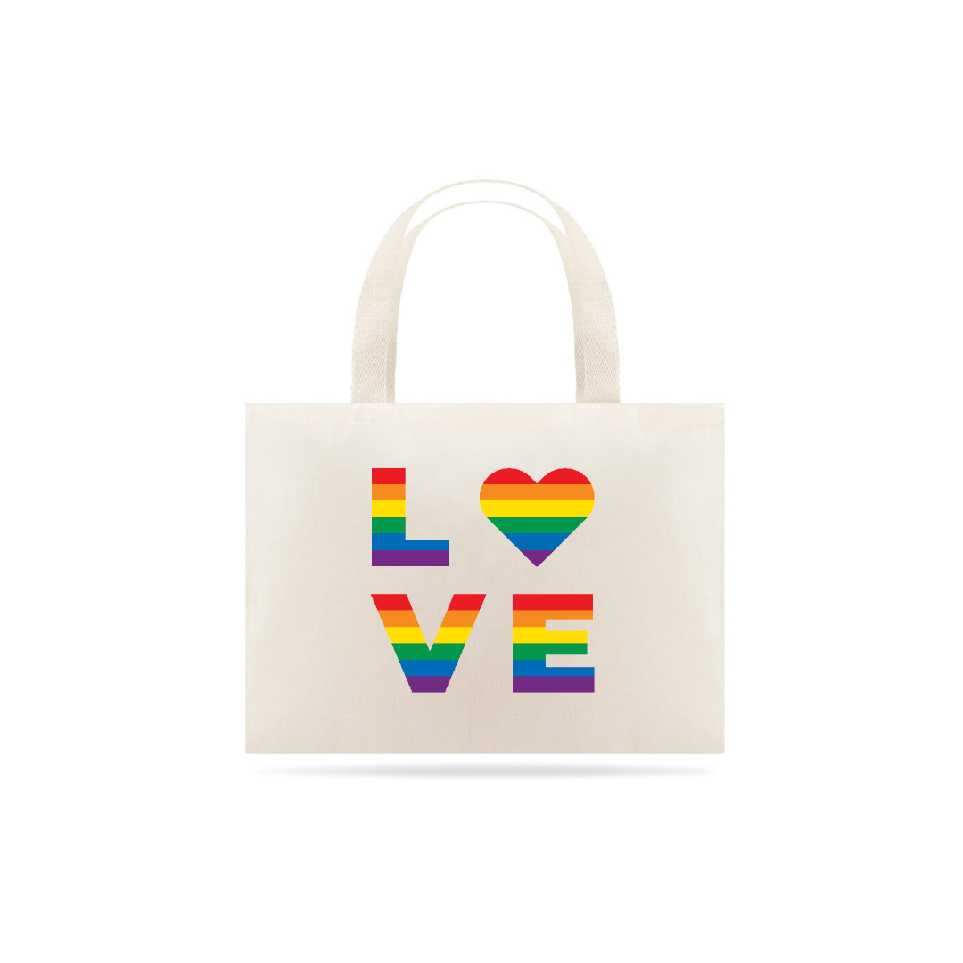 Nome do produto: Ecobag Love Colors