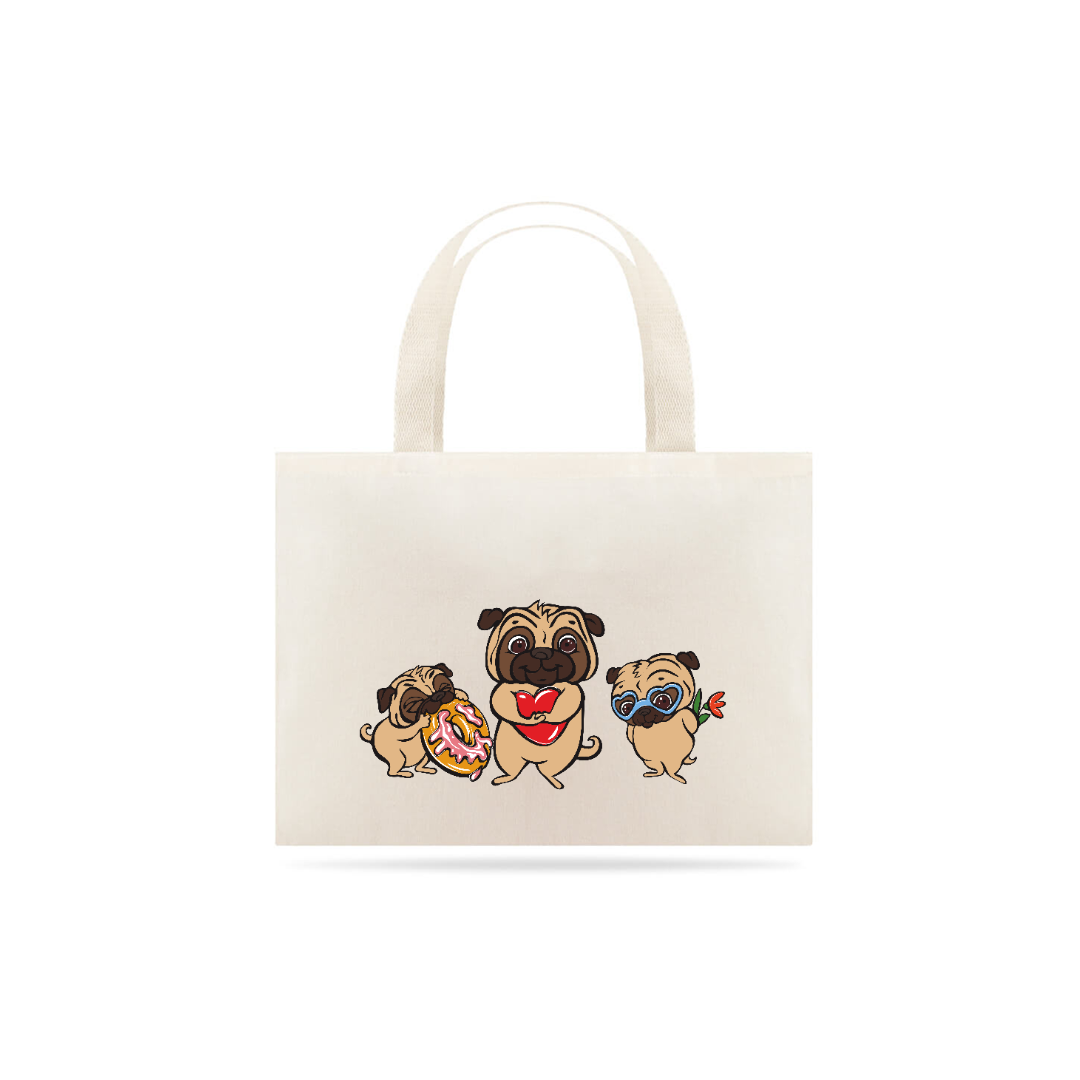 Nome do produto: Ecobag Baby Pugs