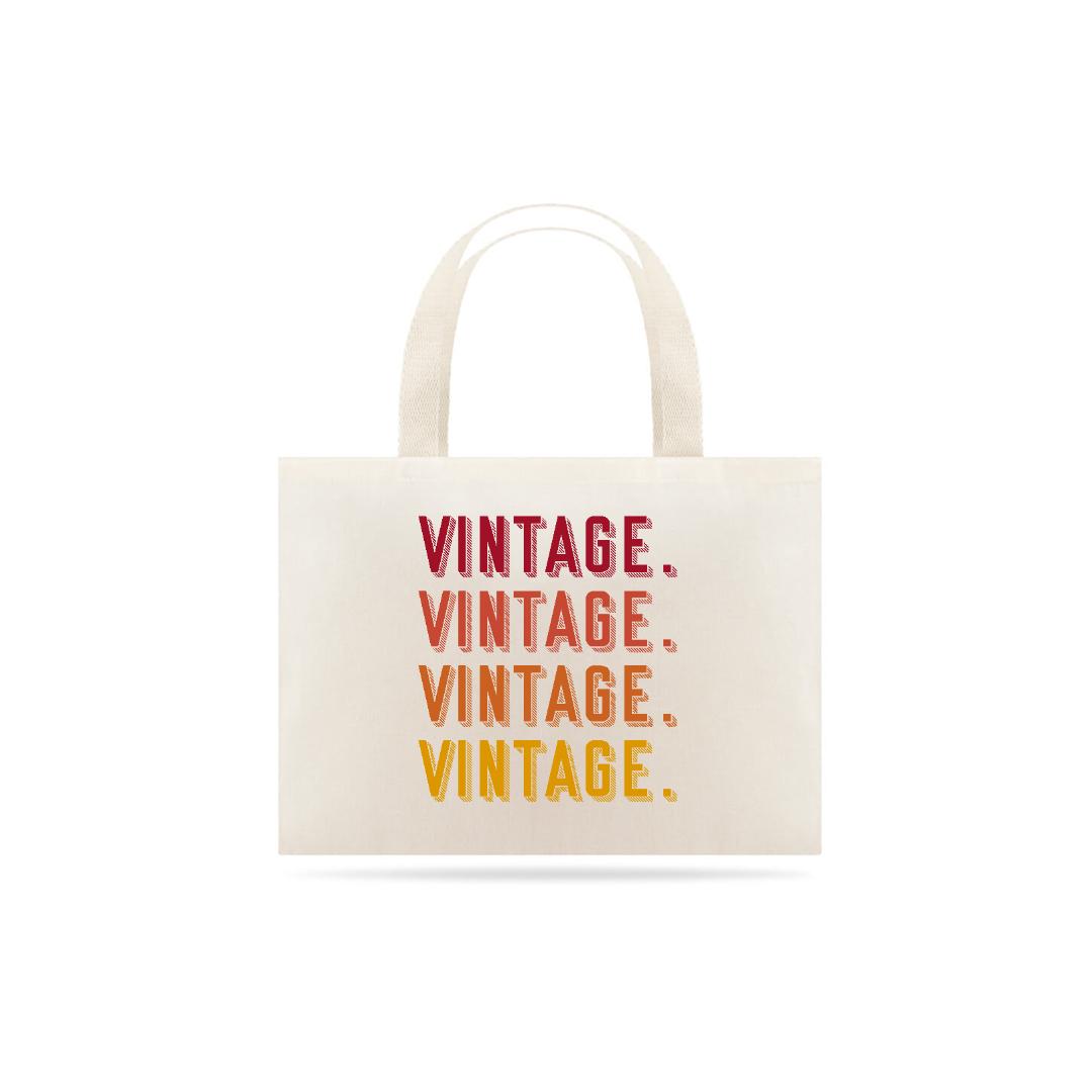 Nome do produto: Vintage - Ecobag