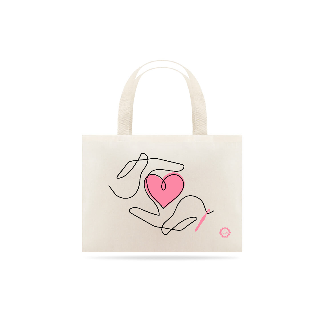 Nome do produto: ECOBAG DELICADO CROCHÊ