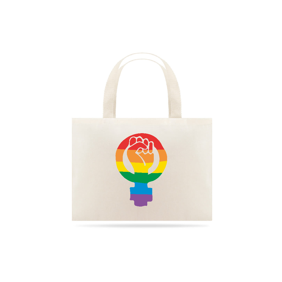 Nome do produto: Ecobag LGBTQIA+ e Feminismo