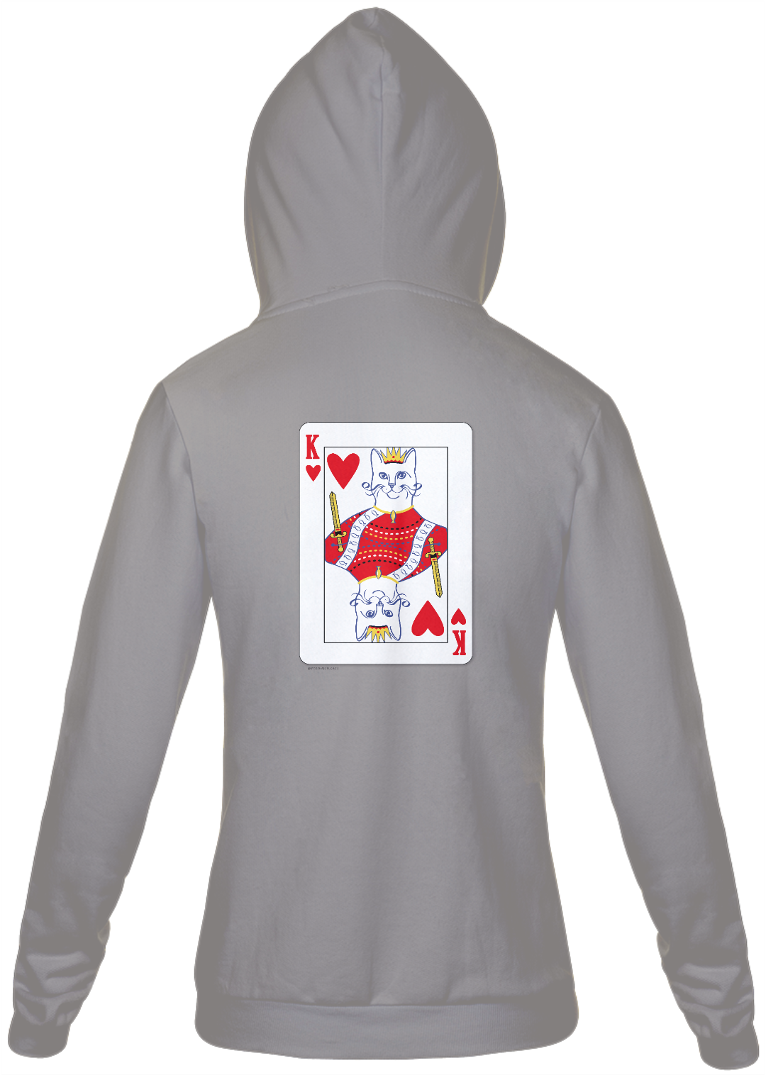 Nome do produto: Moletom Masculino com capuz | Rei de Copas