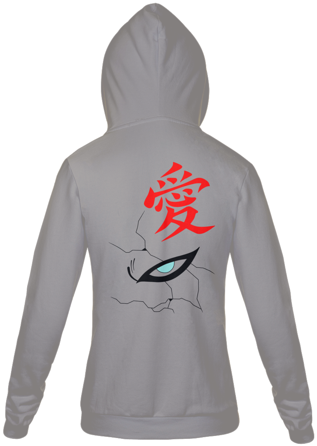 Nome do produto: moletom olho gaara feminino