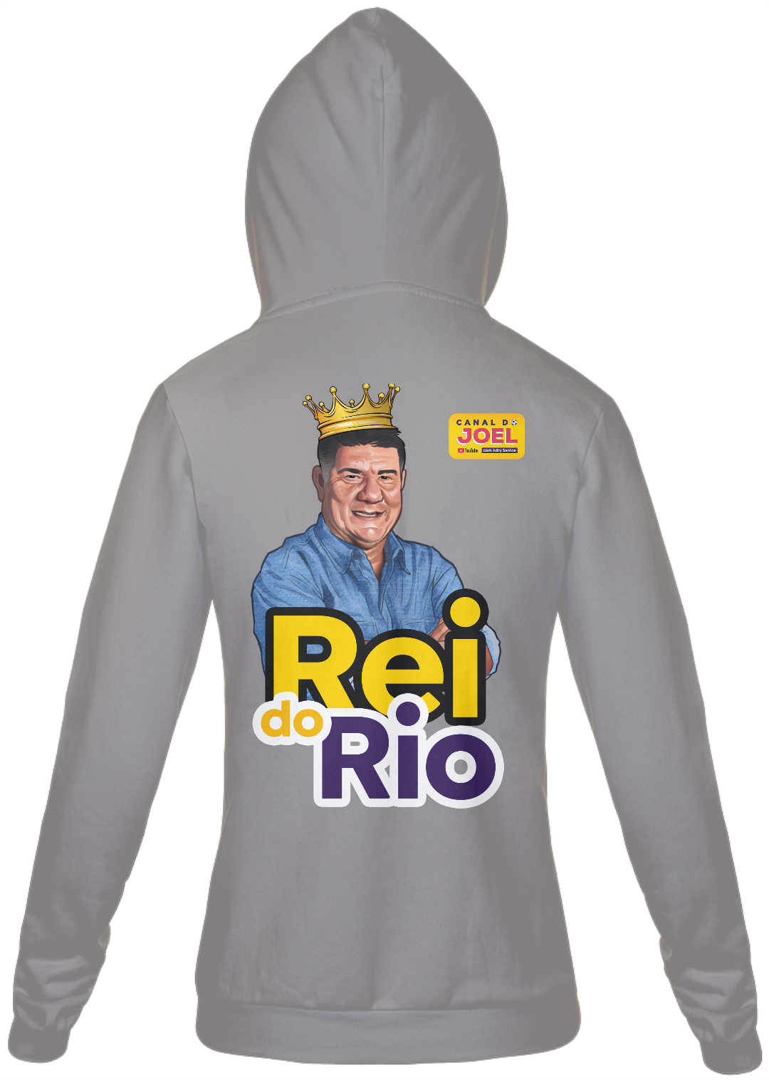 Nome do produto: Casaco do Canal | Papai é Rei | Casaco de Moletom Masculino