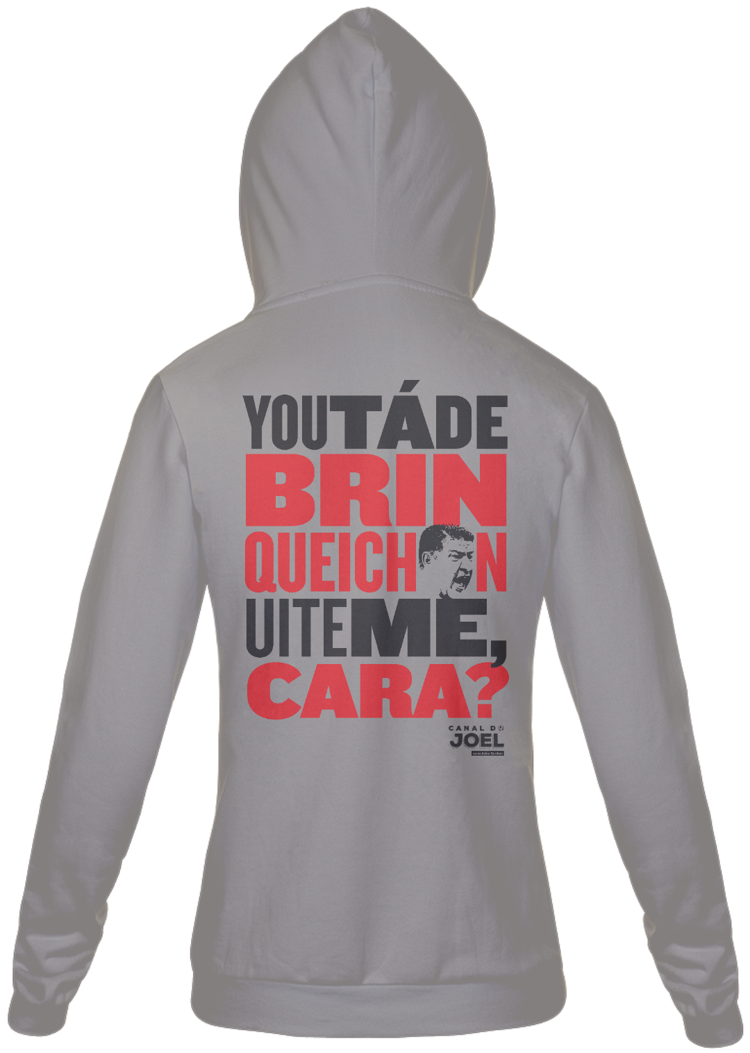 Nome do produto  Casaco do Canal |  You tá de Brinqueichon uite me cara? | Casaco de Moletom Masculino